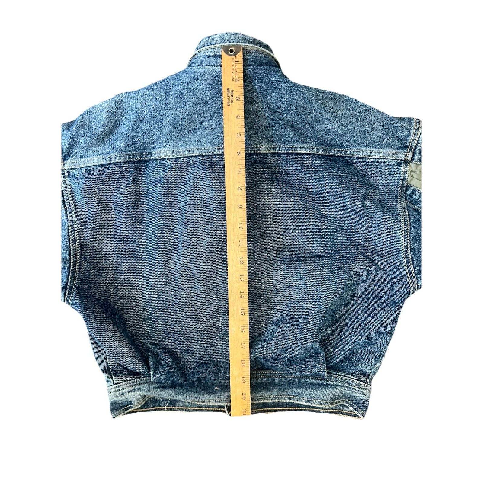 Guess Vintage 1980’s Guess Military Flight Denim Size Small Jacket Size US S / EU 44-46 / 1 - 8 Thumbnail