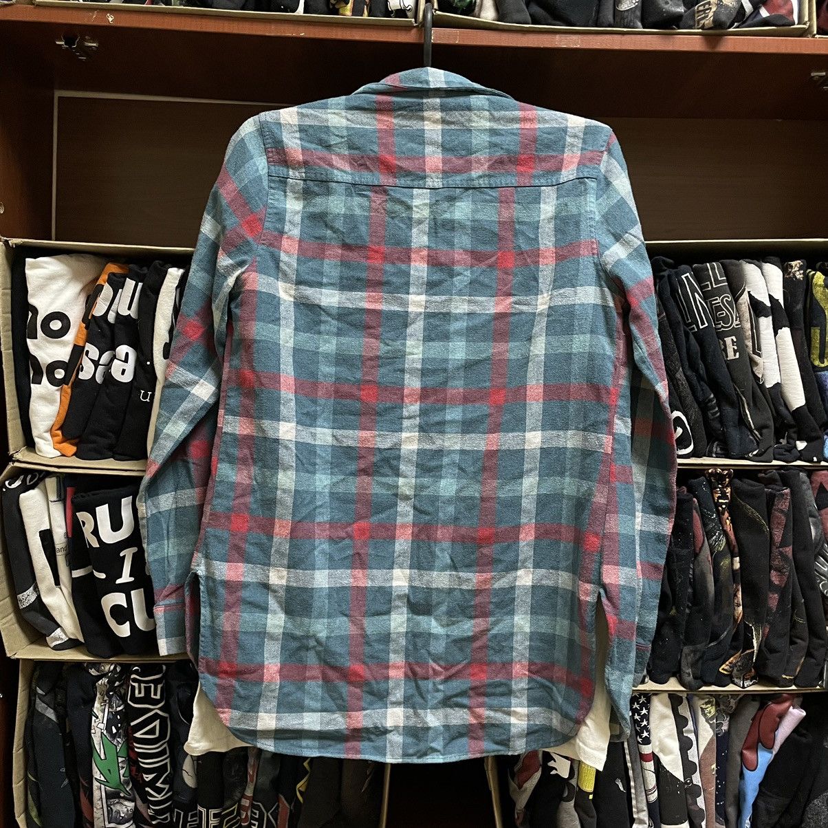 Vintage Vintage 90s Plaid Flannel Shirt Graphic Checkered Blue S Size US S / EU 44-46 / 1 - 7 Thumbnail