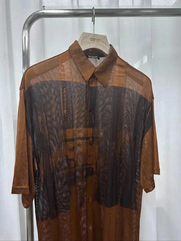Raf Simons Raf Simons 18ss Mesh Clone Print Shirt-2507 Size US S / EU 44-46 / 1 - 2 Thumbnail