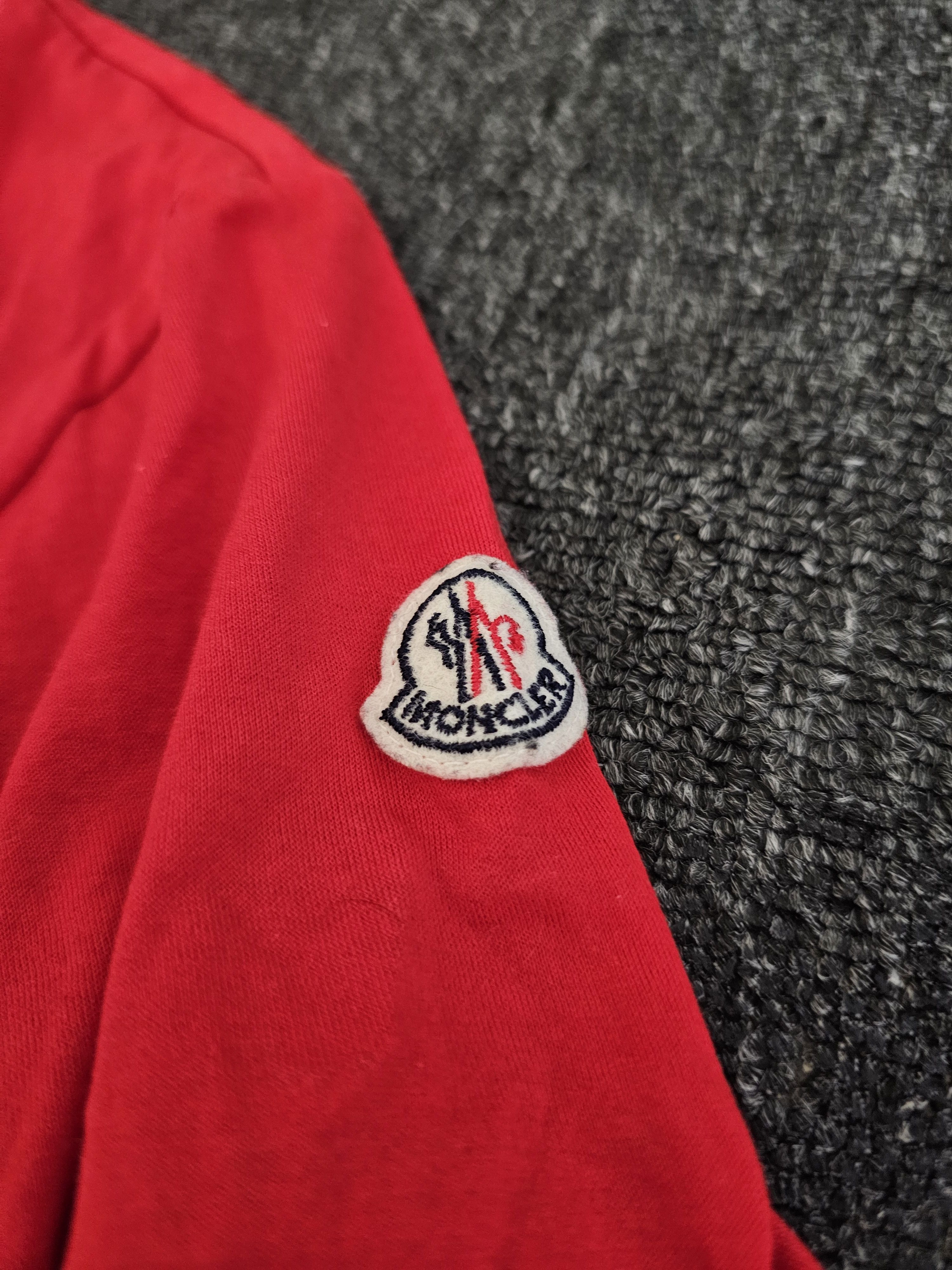Moncler Moncler Men's Red T-Shirt Size L Size US L / EU 52-54 / 3 - 4 Thumbnail