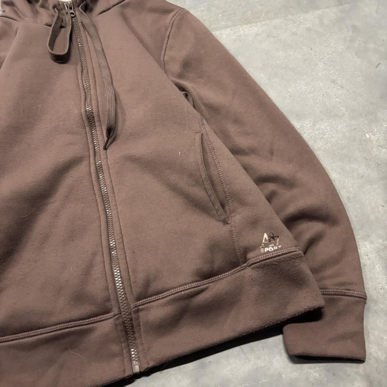 Aeropostale × Vintage Vintage Y2K/2000s Cute Brown Soft Sherpa Lined Zip Up Hoodie! Size M / US 6-8 / IT 42-44 - 4 Thumbnail