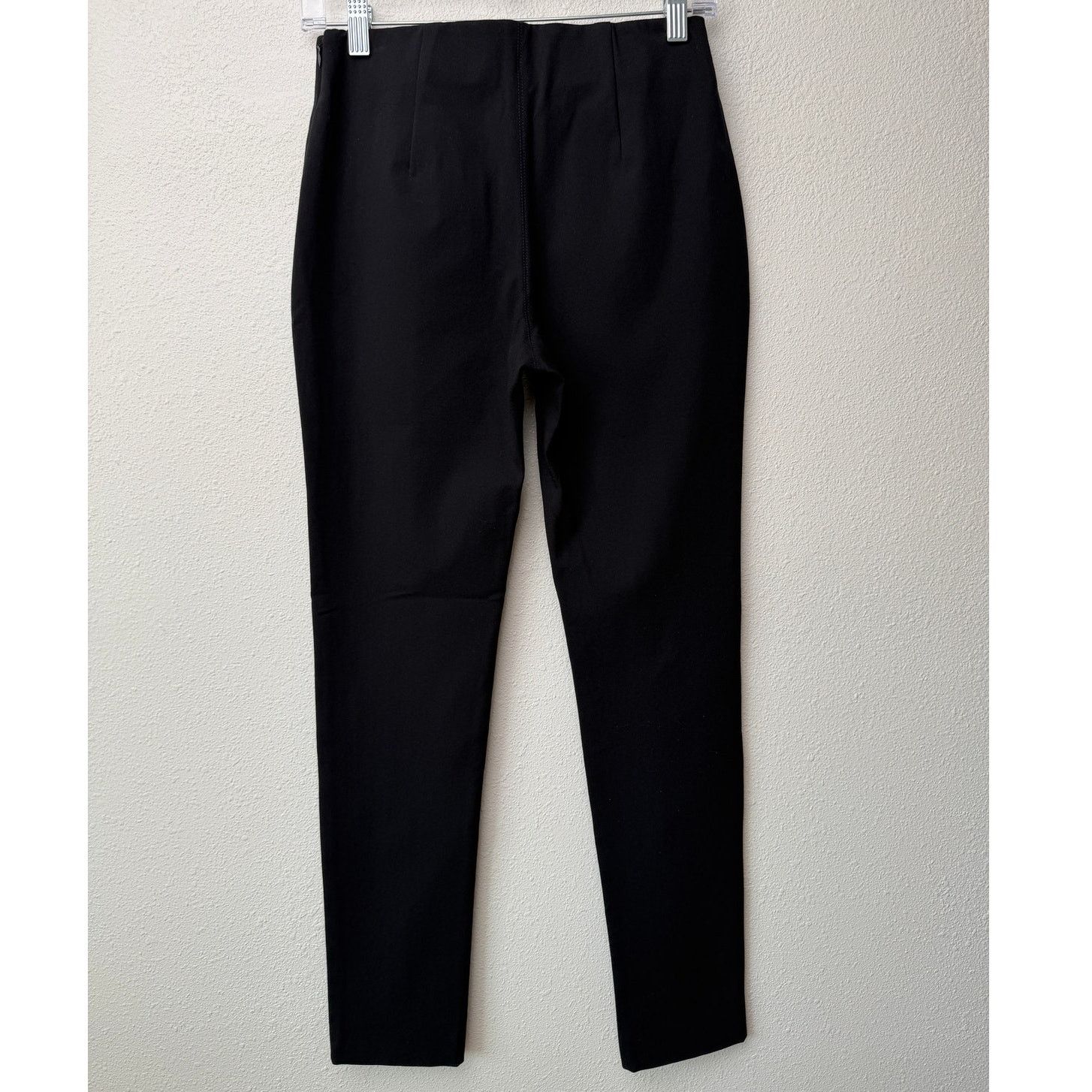 Rag & Bone NWT Rag & Bone Annie Black Cropped Ponte Pants Gold Zip Size 26" / US 2 / IT 38 - 4 Thumbnail