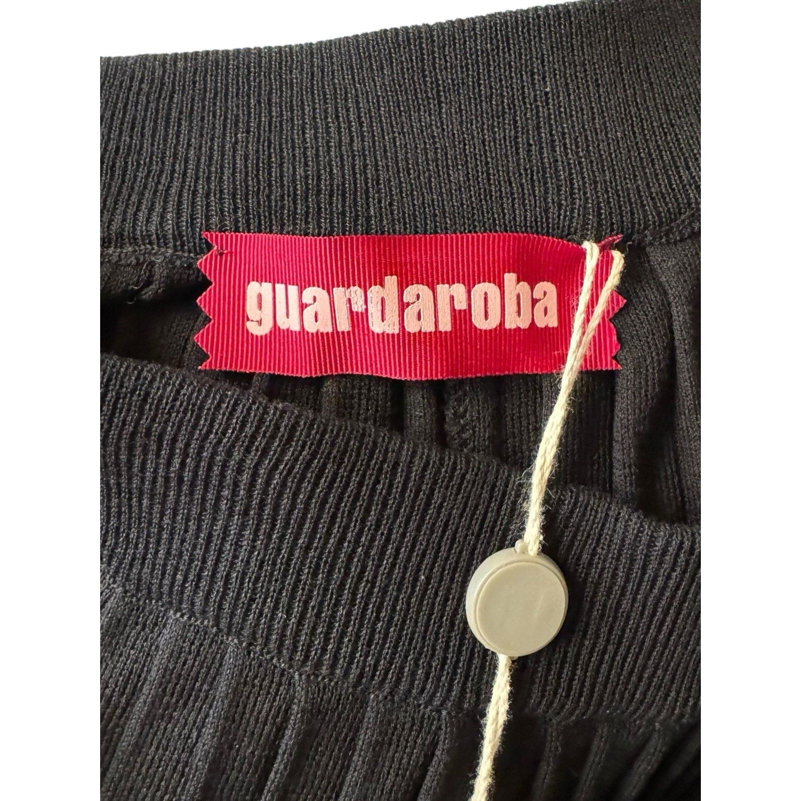 Other Guardaroba NEW Knife Pleat Ribbed Knit Pants Black Size 28" / US 6 / IT 42 - 8 Thumbnail