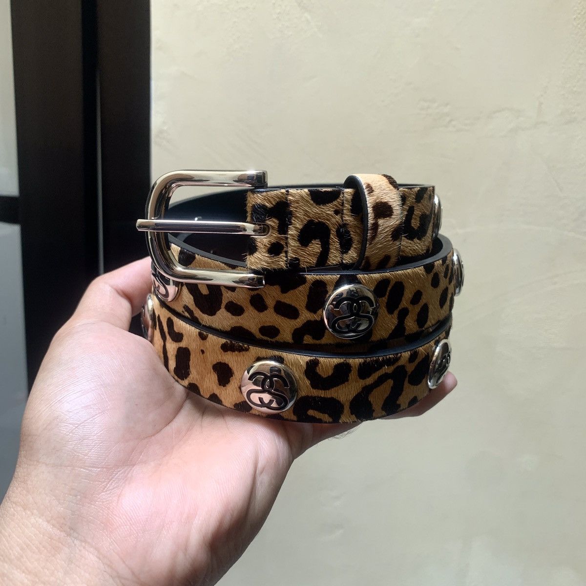 Stussy Stussy Ss Link Hairy Cheetah belt Size ONE SIZE - 3 Thumbnail