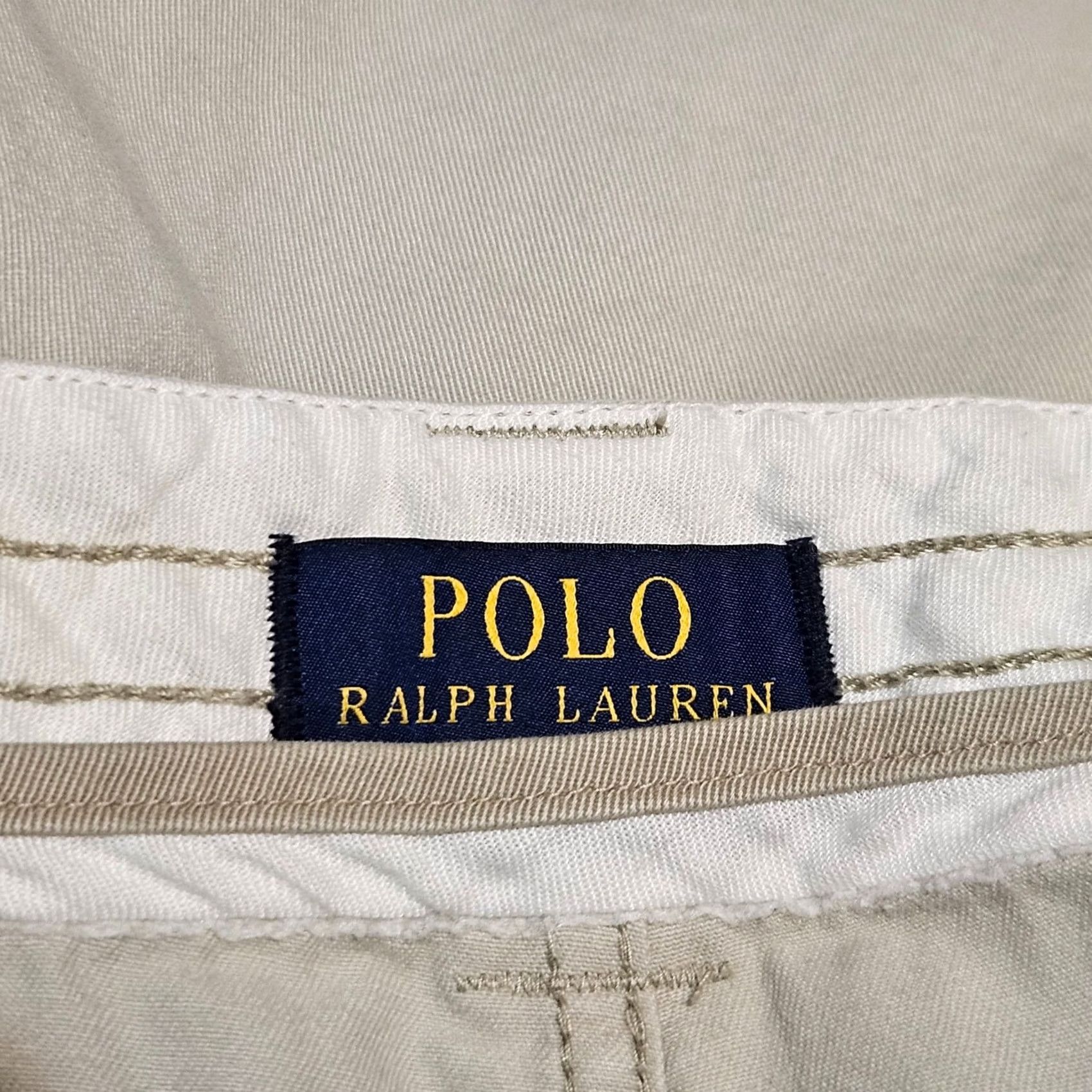 Polo Ralph Lauren Polo Ralph Lauren Cargo Shorts Mens 42 Tan Military Paratrooper Heavy Y2K 10" Size US XL / EU 56 / 4 - 3 Thumbnail