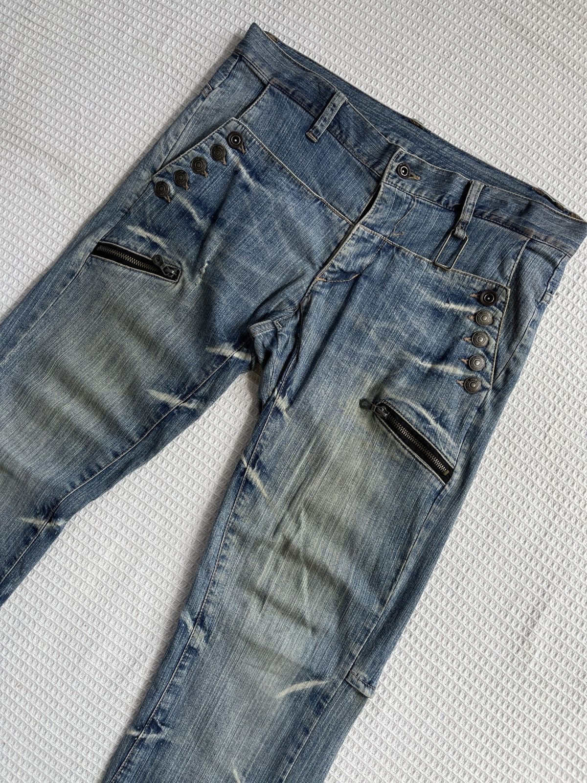 Hysteric Glamour LastDrop🔥Rare🔥PPFM Seditionaries Punk Design LightWash Denim Size US 34 / EU 50 - 7 Thumbnail