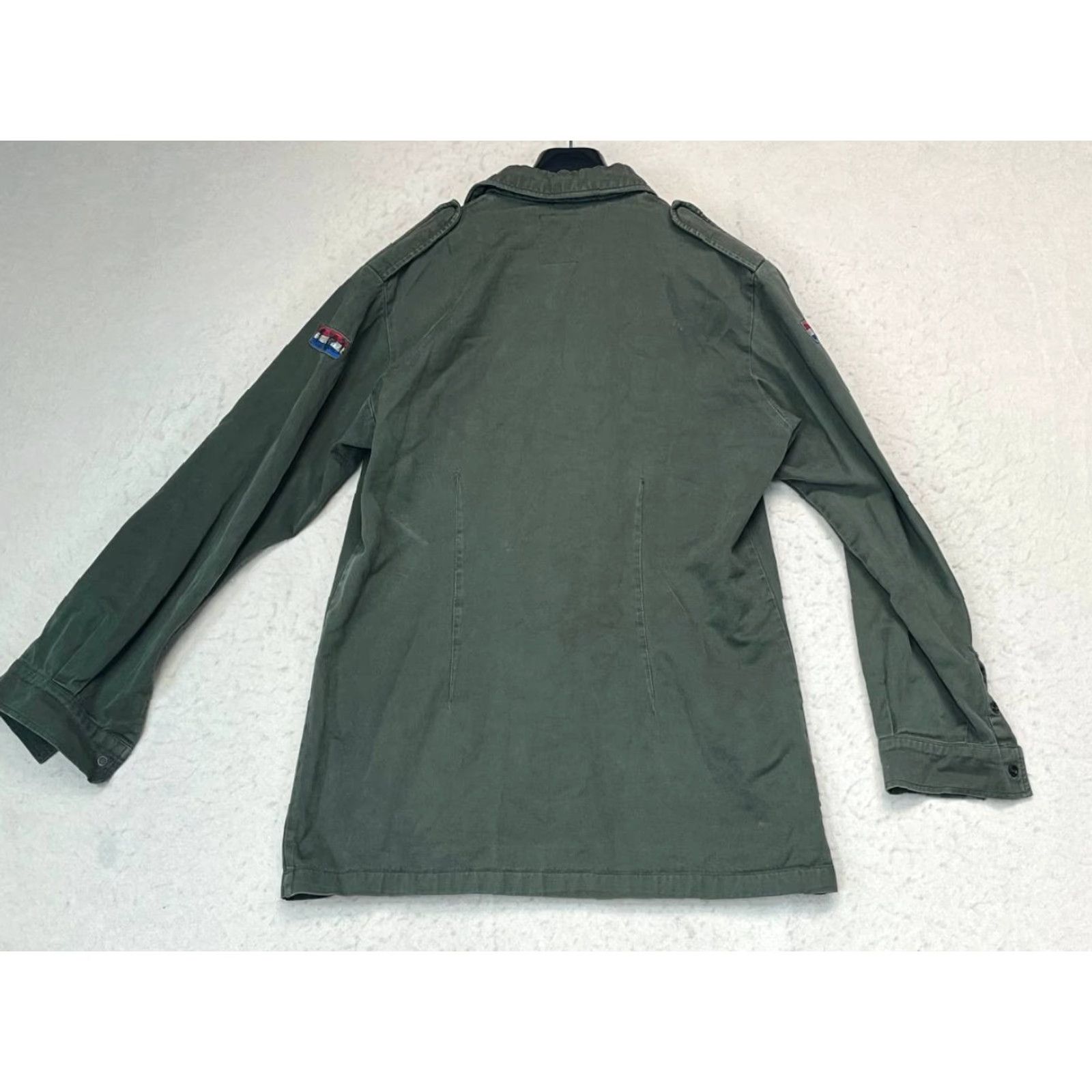 Vintage VINTAGE KL seyntek Dutch Military Jacket M Regular Green Camouflage Cotton Men Size Medium Distressed See All Pics Pattern Button Snap Size US M / EU 48-50 / 2 - 2 Thumbnail