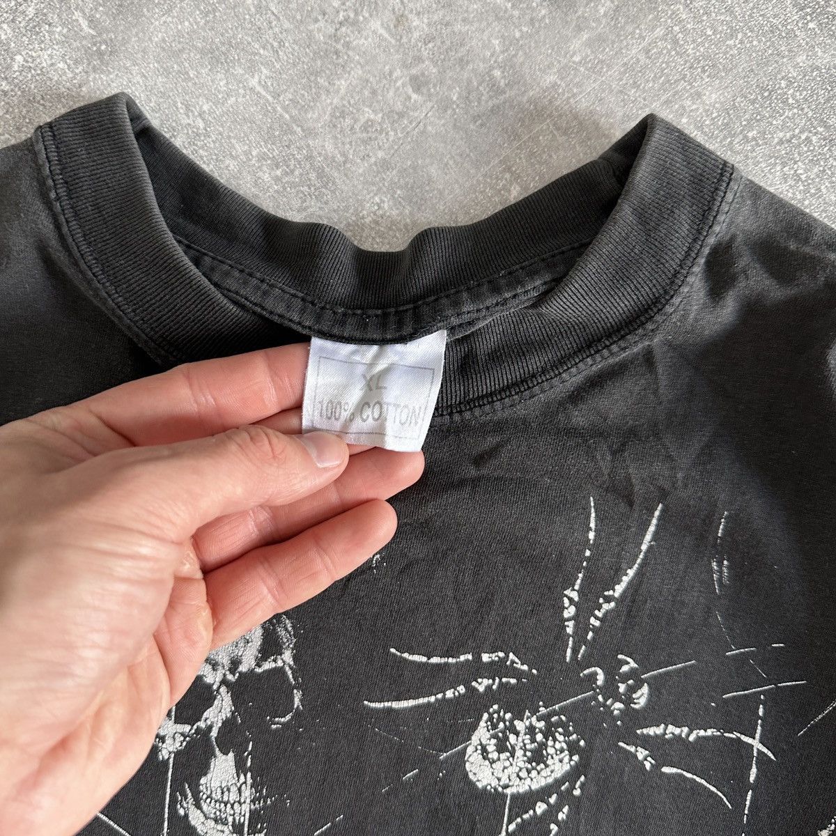 Vintage Vintage 90s Tronseal Skulls rare tee Horror y2k Skeleton og Size US XL / EU 56 / 4 - 6 Thumbnail