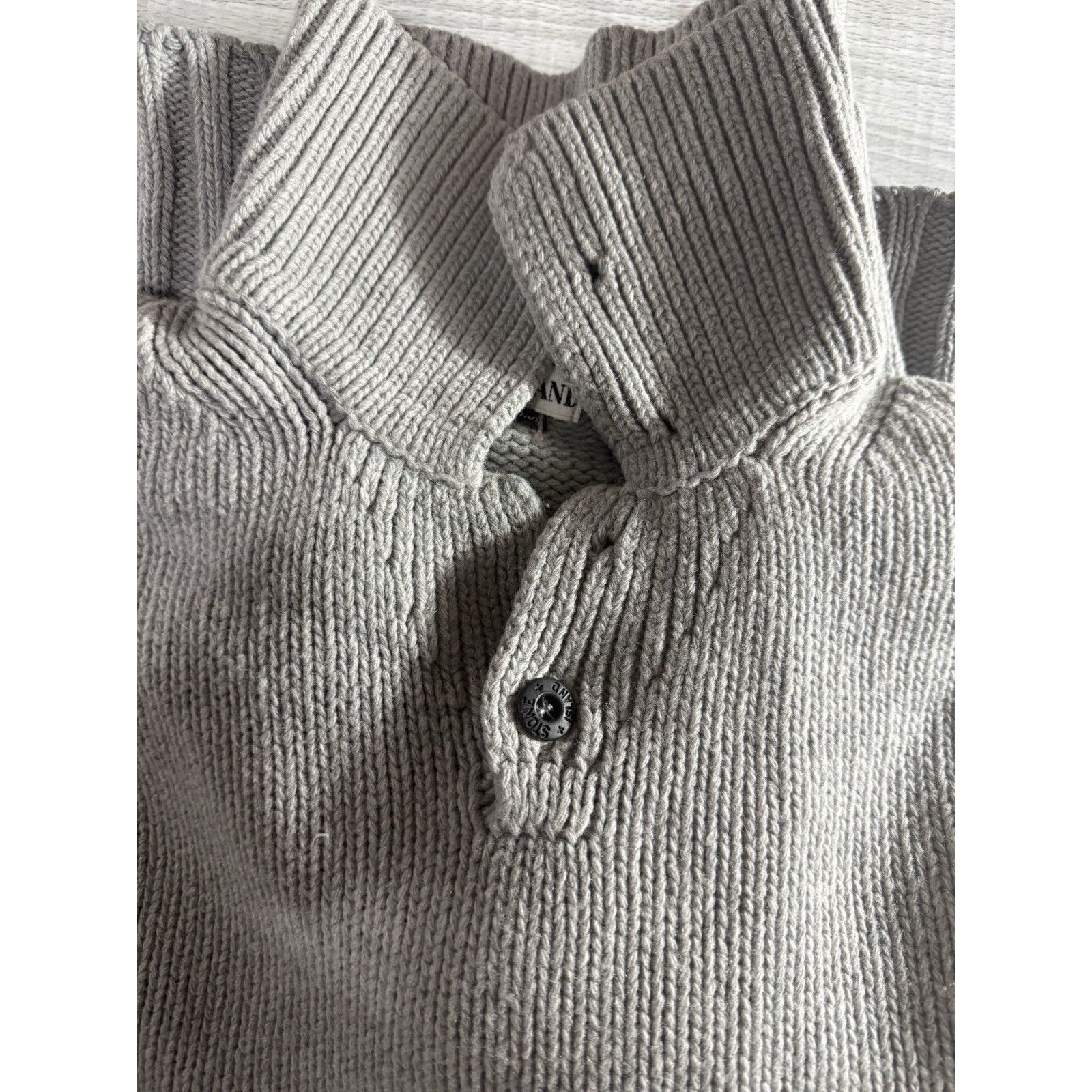 Stone Island STONE ISLAND wool blend enbroidered logo sweater sz L VGT 90 Size US L / EU 52-54 / 3 - 11 Thumbnail