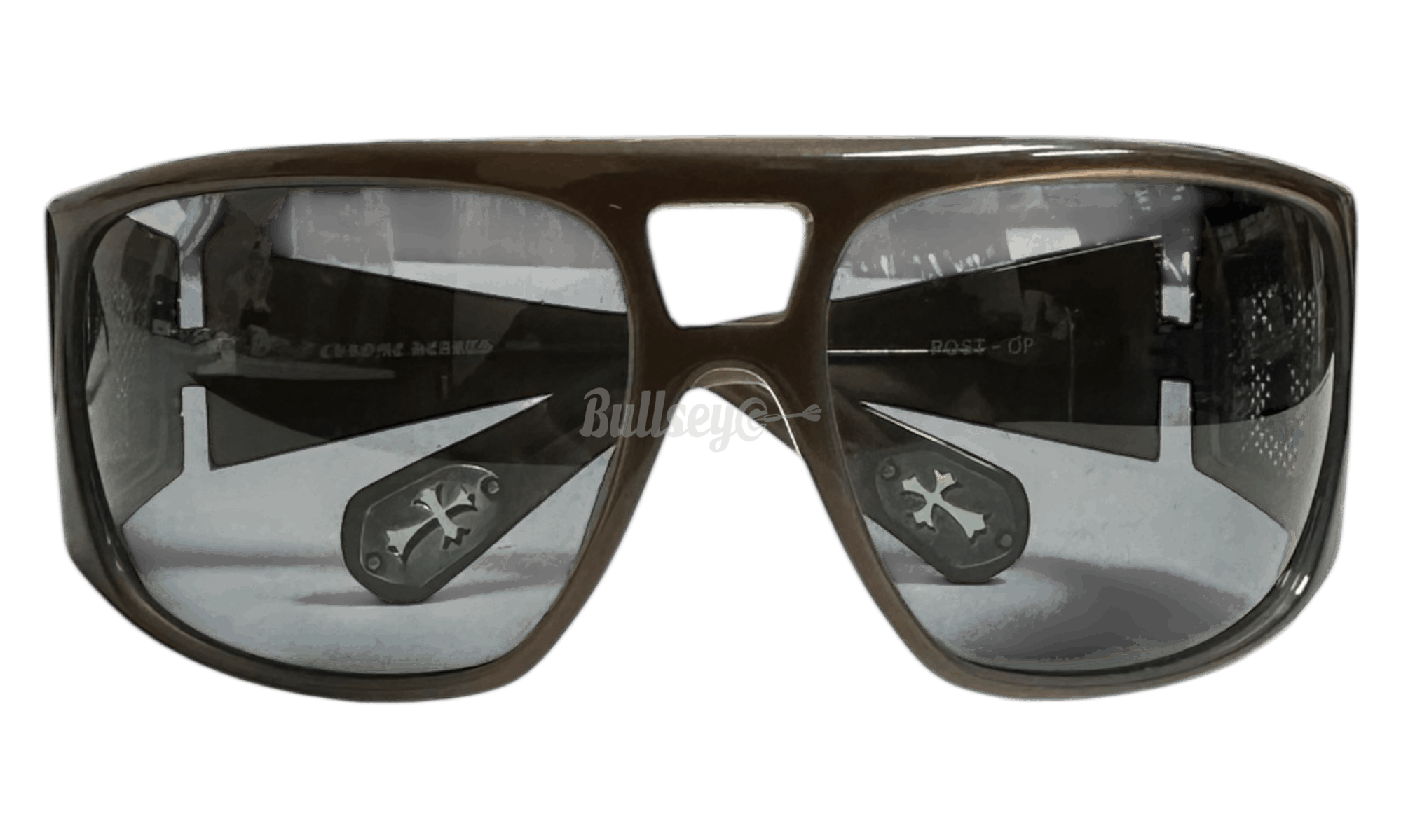 Chrome Hearts Post Op Light Brown Blue/Grey Tinted Sunglasses (PreOwned) Size ONE SIZE - 1 Thumbnail