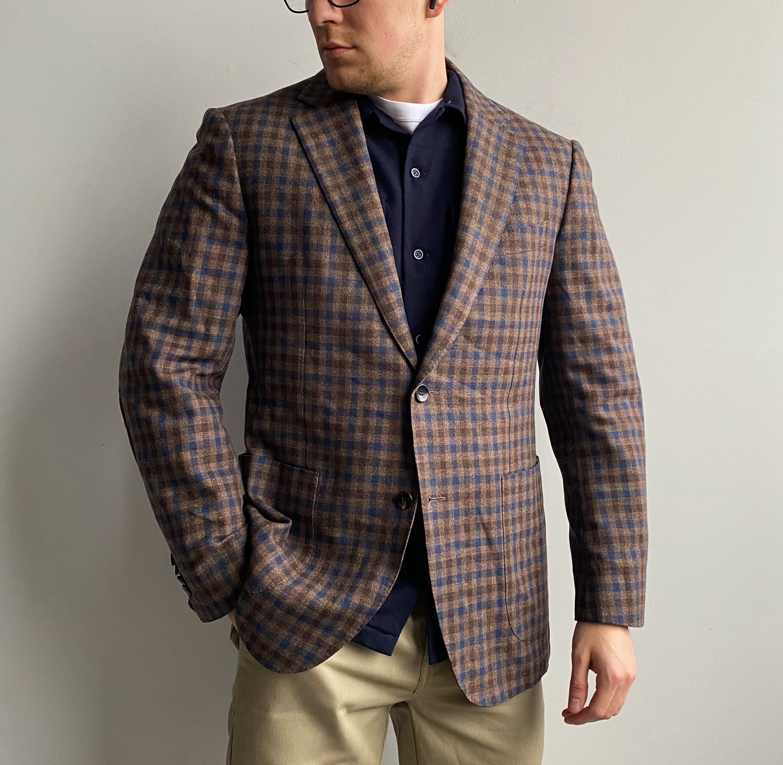 Suitsupply SUITSUPPLY Havana HL Ethomas Wool and Cashmere Size 52S - 1 Thumbnail
