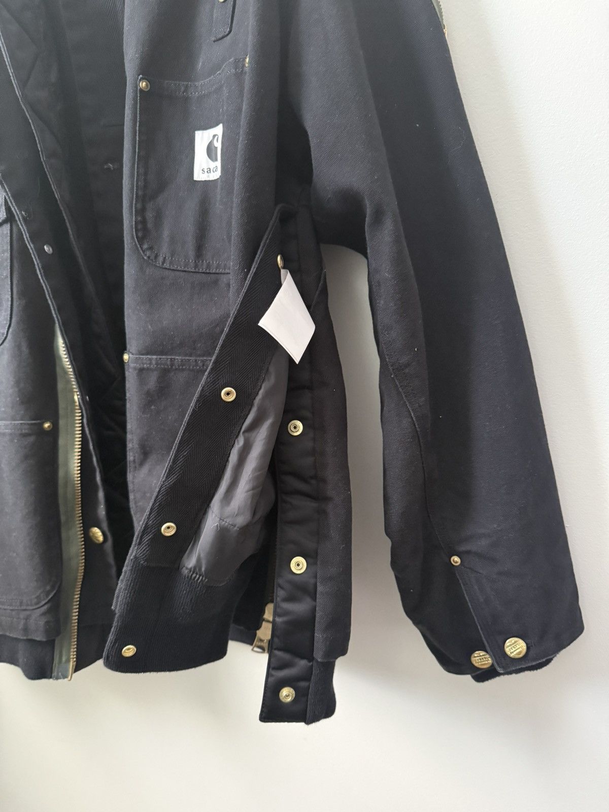 Carhartt Wip × Sacai Carhartt WIP x Sacai MA-1 Michigan Jacket Black Size US XL / EU 56 / 4 - 7 Thumbnail