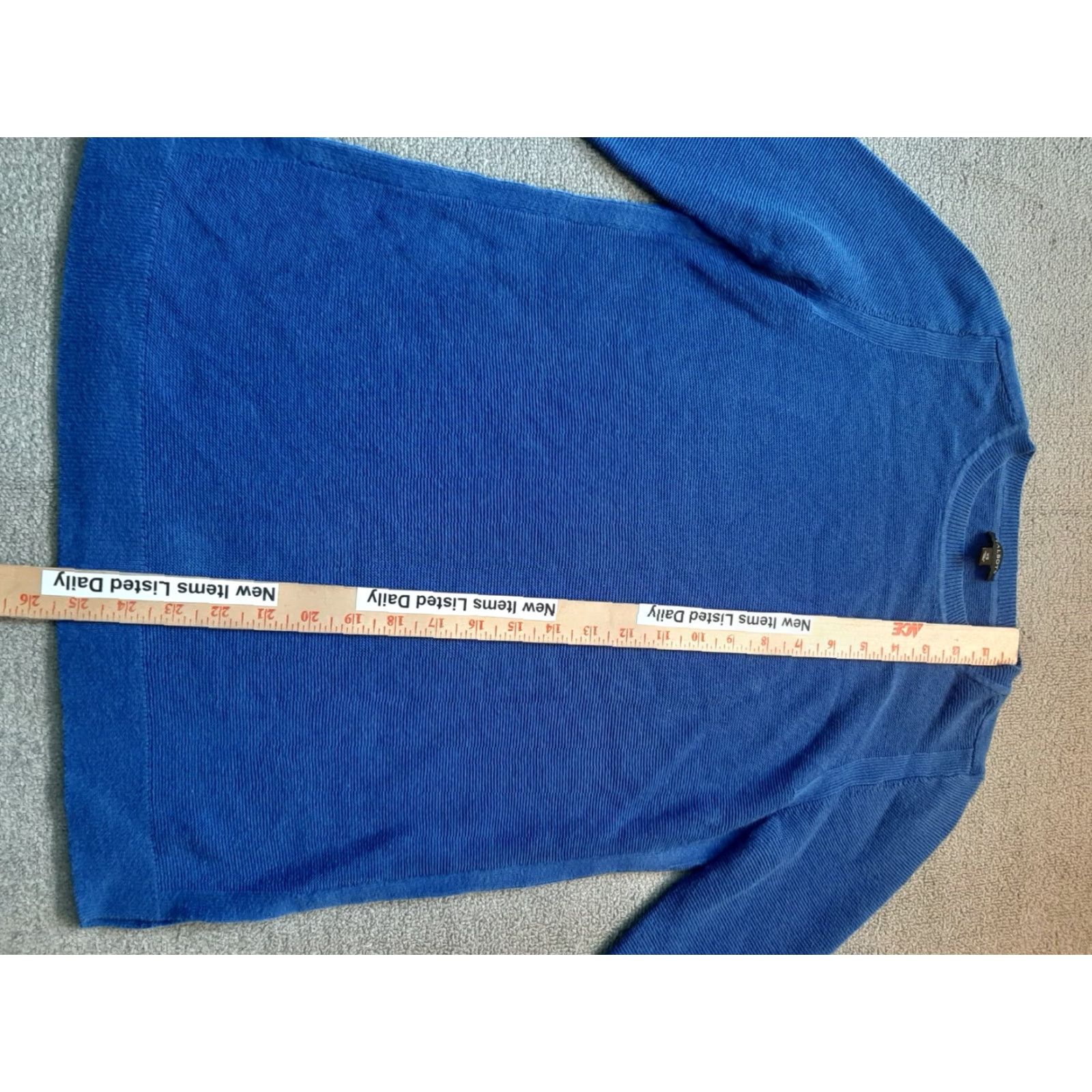 Talbots Talbots Cardigan Sweater Womens XS Blue Knit Long Sleeve Zip Pullover Casual Long Sleeve Knit Blue Women XS Talbots Cardigan Sweater Size XS / US 0-2 / IT 36-38 - 3 Thumbnail