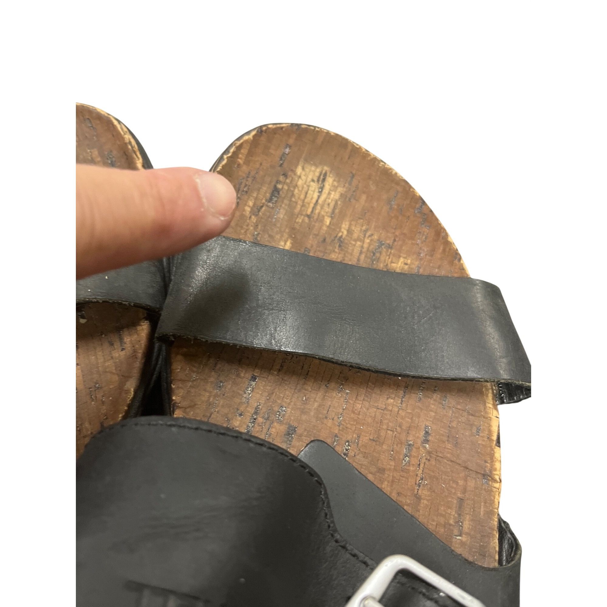 Merrell Merrell Select Move wms black leather slip on Sandals sz 9 S Size US 9 / IT 39 - 9 Thumbnail