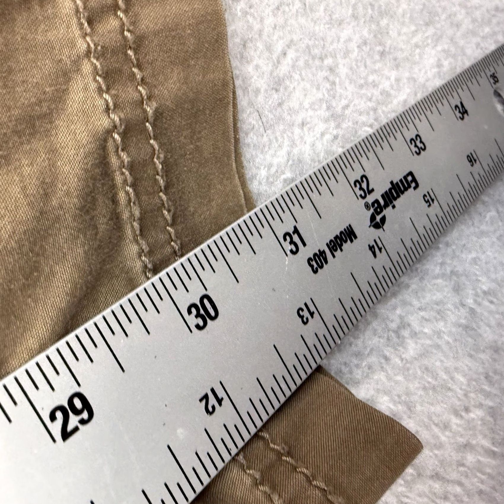 Vintage REI Womens 10 Co-op Willow Roll-Up Pants Brown Outdoors Straight 31" Inseam Womens Size 32" / US 10 / IT 46 - 7 Thumbnail