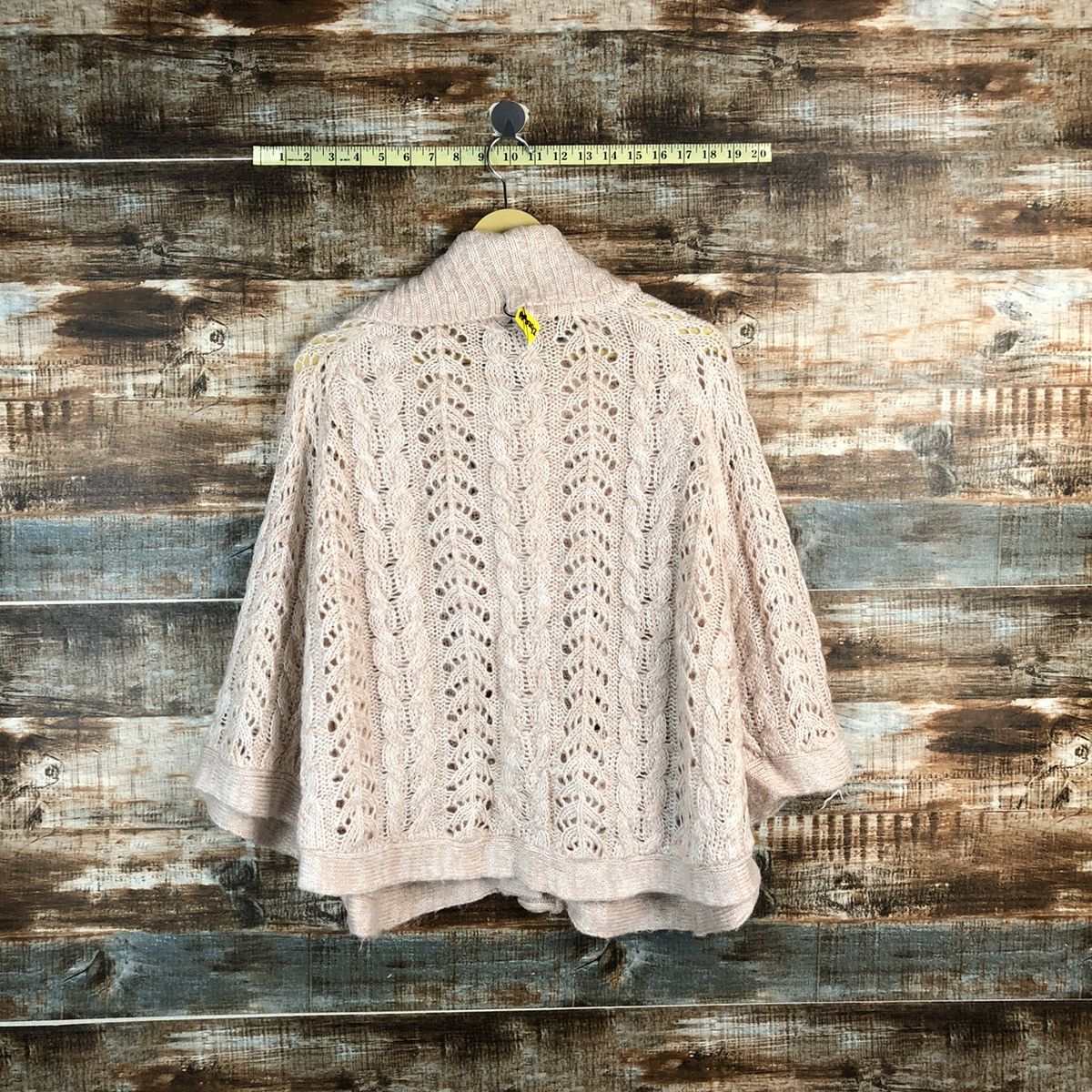 Homespun Knitwear × Japanese Brand Putietal Pink Cloaks Knitwear #A2292 Size US L / EU 52-54 / 3 - 12 Thumbnail