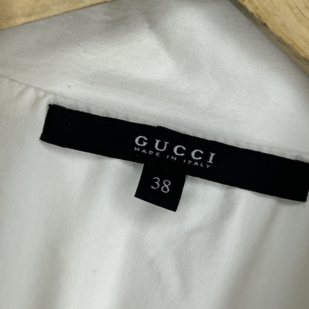 Gucci SS11 Gucci Horsebit Shirt Ecru Size S / US 4 / IT 40 - 6 Thumbnail