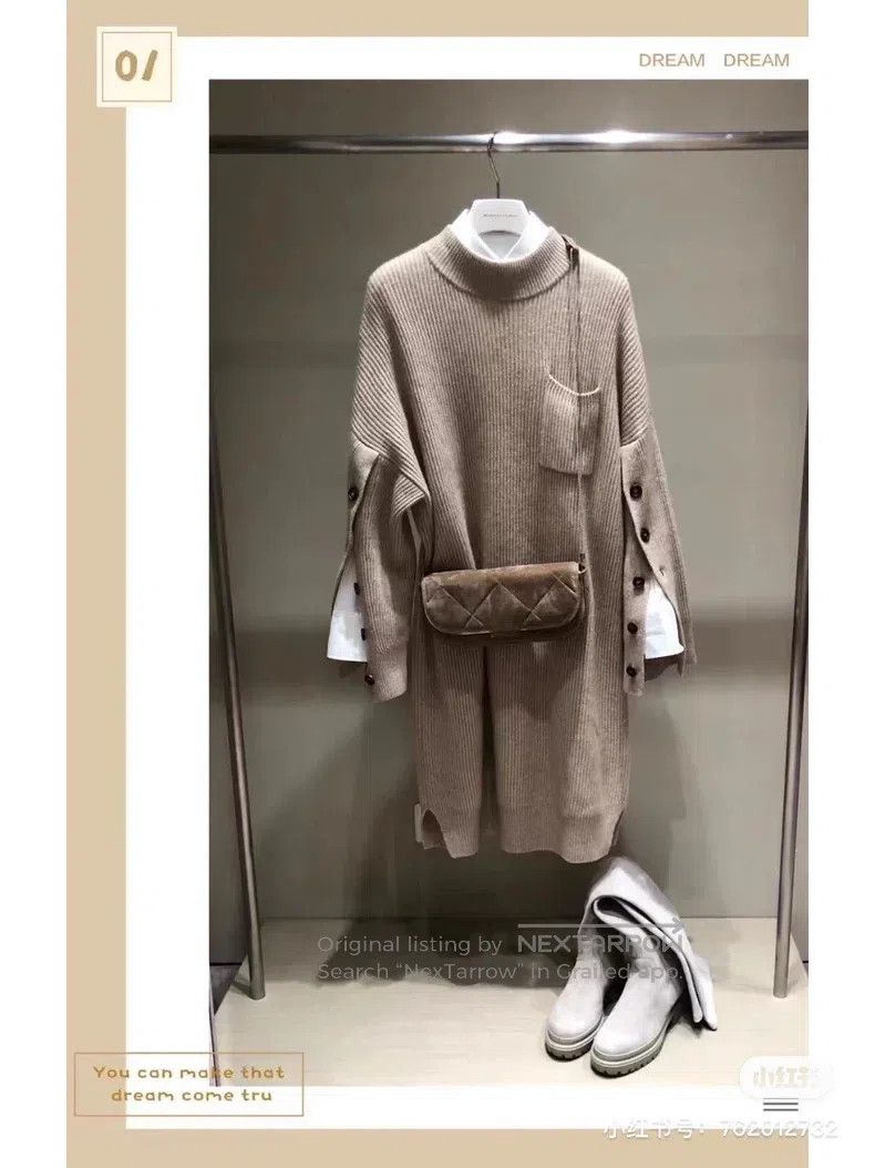 Brunello Cucinelli Brunello Cucinelli Cashmere Dress Size M / US 6-8 / IT 42-44 - 2 Thumbnail