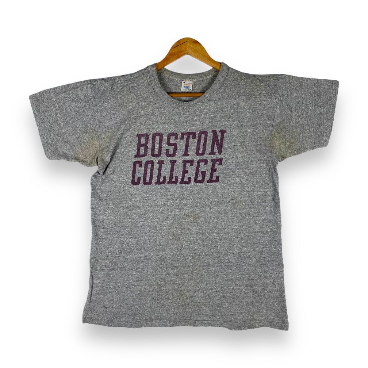 Champion × Vintage Vintage 80's CHAMPION BOSTON COLLEGE Tee Size US L / EU 52-54 / 3 - 1 Thumbnail