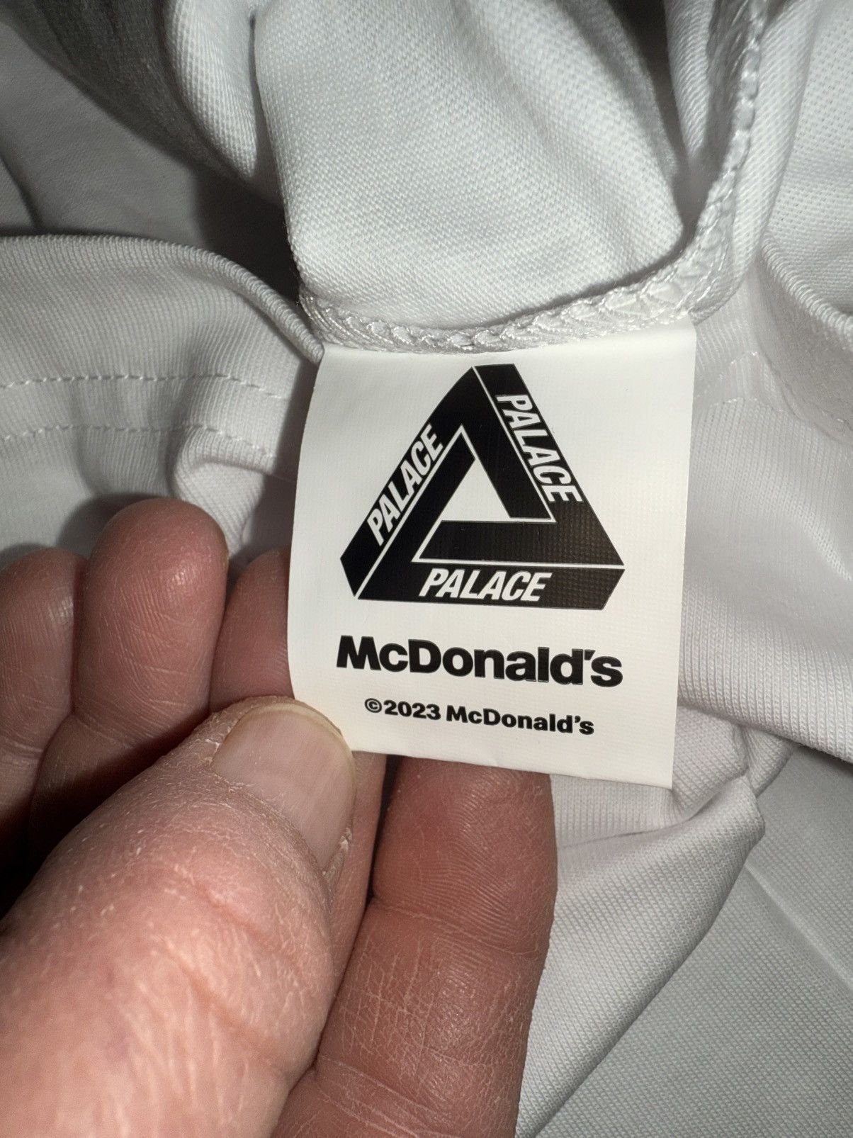 Palace Palace x McDonald’s Logo T-Shirt, s/s tee, NEW, men’s XL Size US XL / EU 56 / 4 - 6 Thumbnail