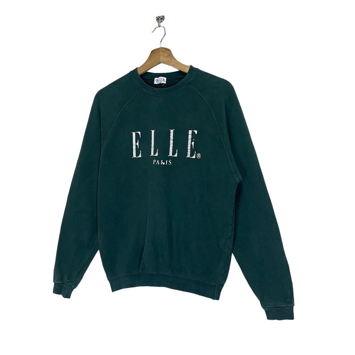 Designer Vintage Elle Paris Big Logo Sweatshirt Size US M / EU 48-50 / 2 - 3 Thumbnail