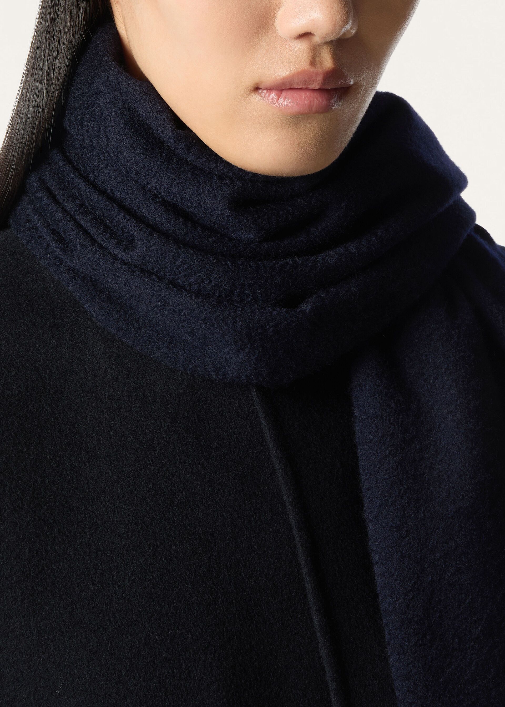 Loro Piana os11x0426 FAN8848 Size: OS / Extra Grande Unita Scarf Blue Size ONE SIZE - 4 Thumbnail