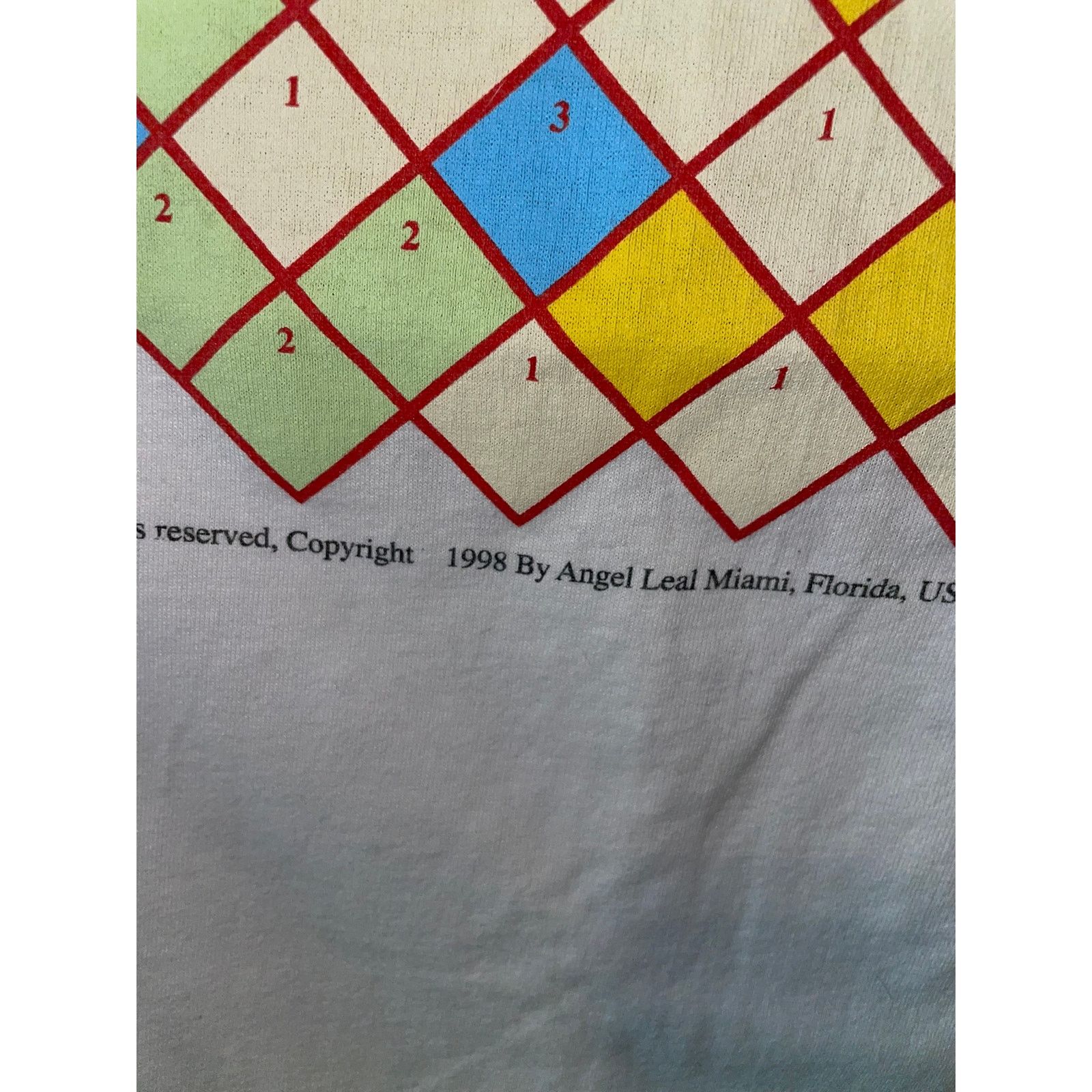 Jerzees Vintage Link Five Shirt Angel Leaf Game White Tee 90s XL Size US XL / EU 56 / 4 - 6 Thumbnail