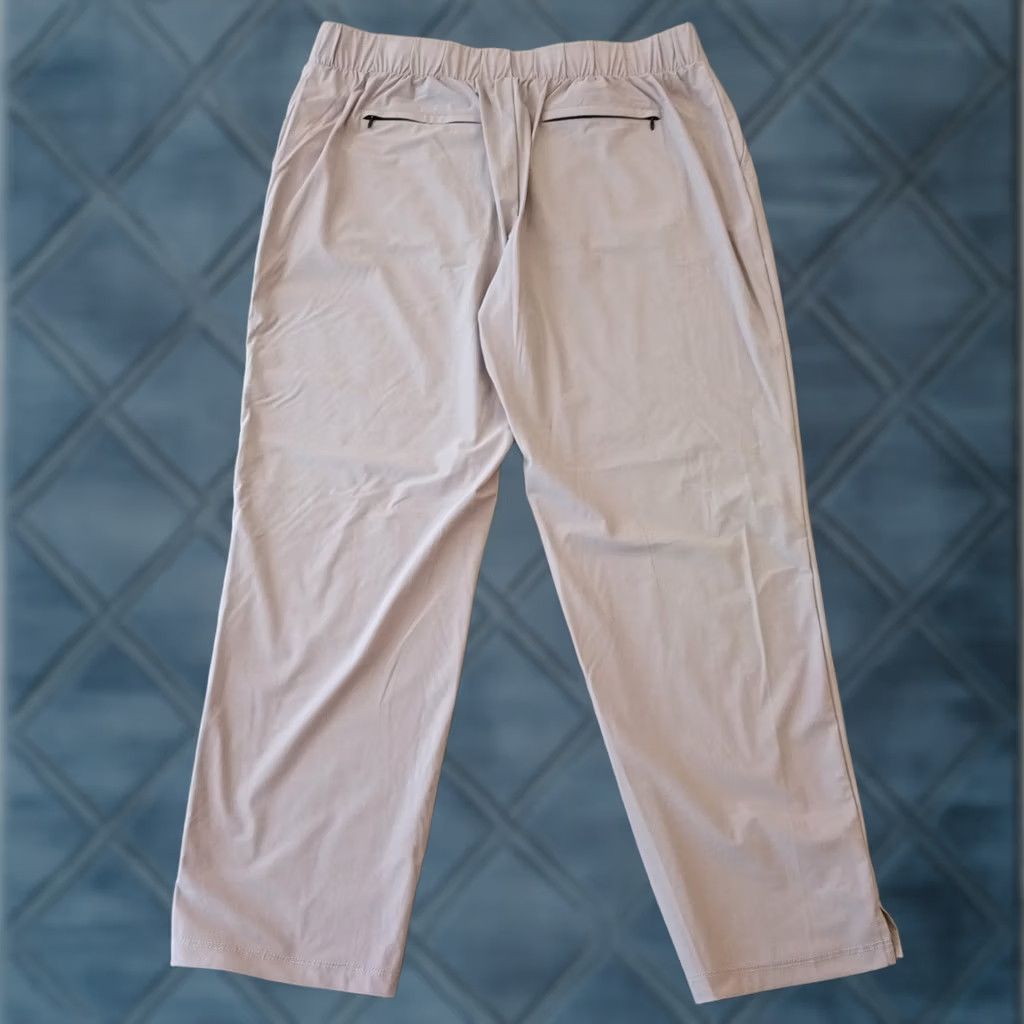 Vintage Baleaf Pants Womens XL Gray Lightweight Pull On Pockets High Rise Ankle 33x26 Size 40" / US 18 - 1 Thumbnail