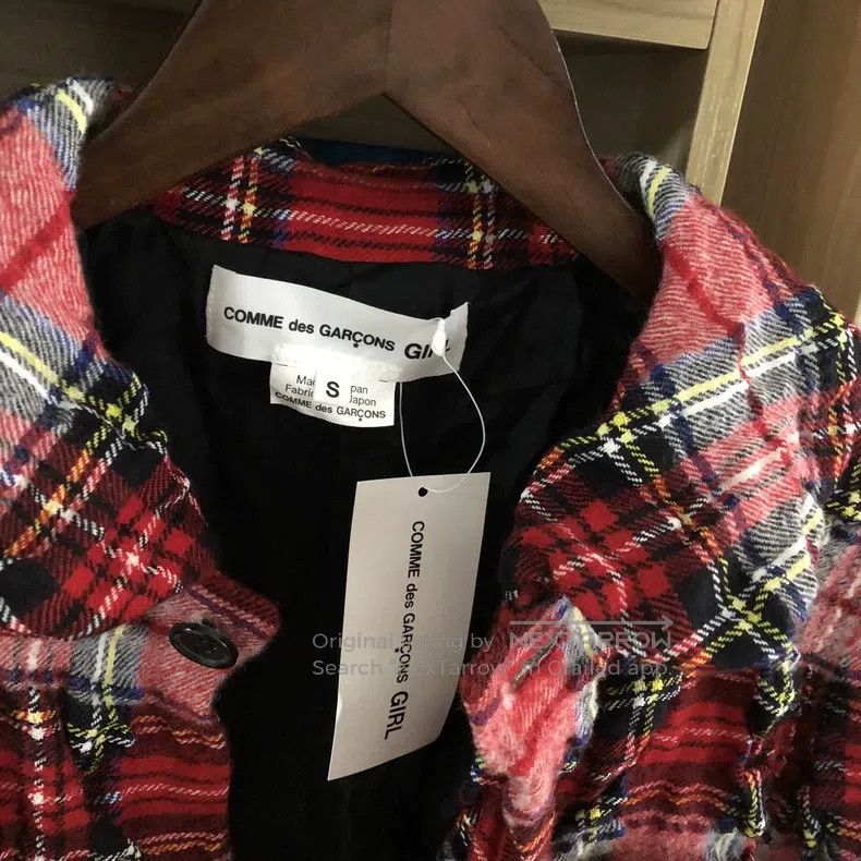 Comme des Garcons Comme Des Garcons Red checkered blazer Size S / US 4 / IT 40 - 4 Thumbnail