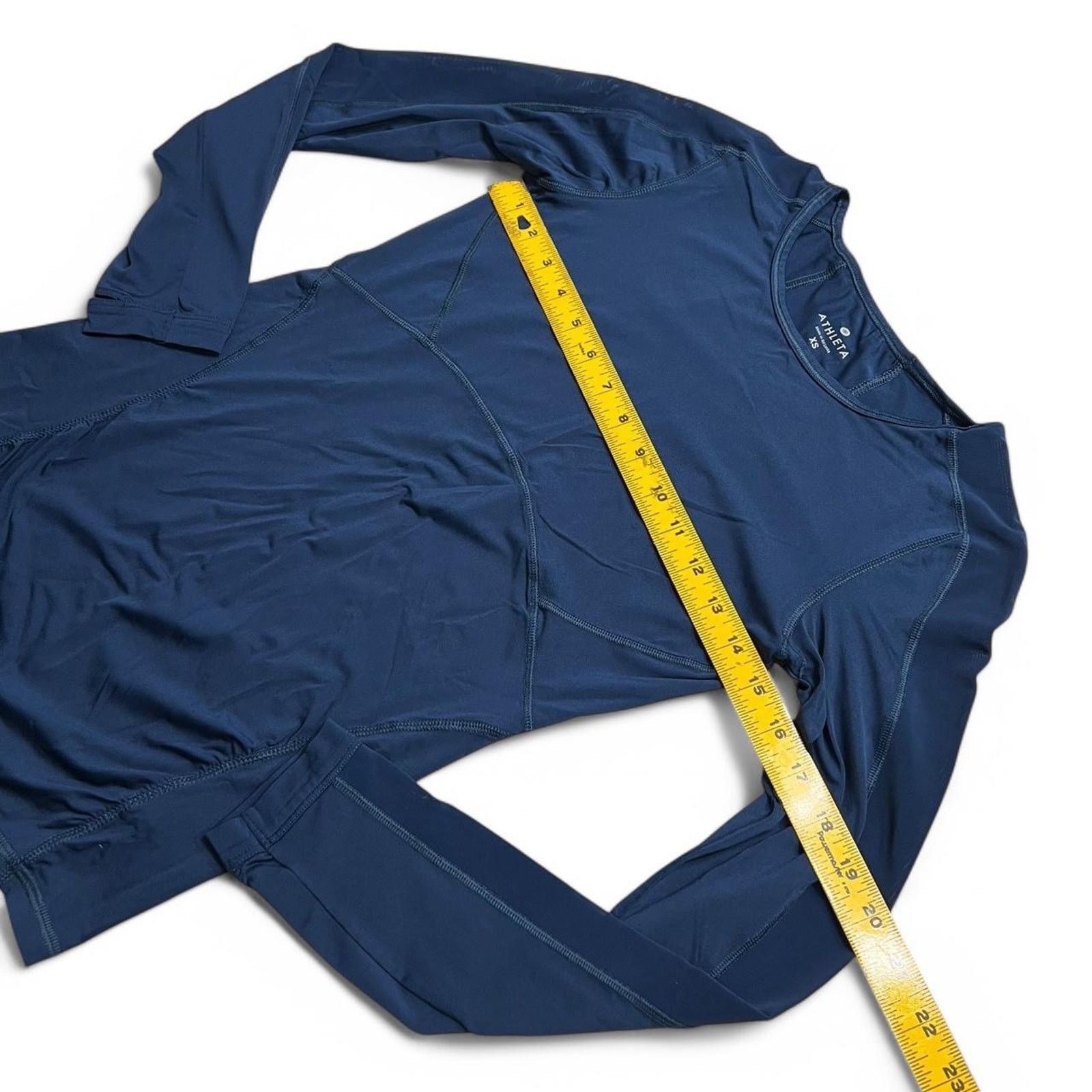 Athleta Athleta Women’s Stealth Long Sleeve Fitted Top in Blue - XS Size XS / US 0-2 / IT 36-38 - 4 Thumbnail