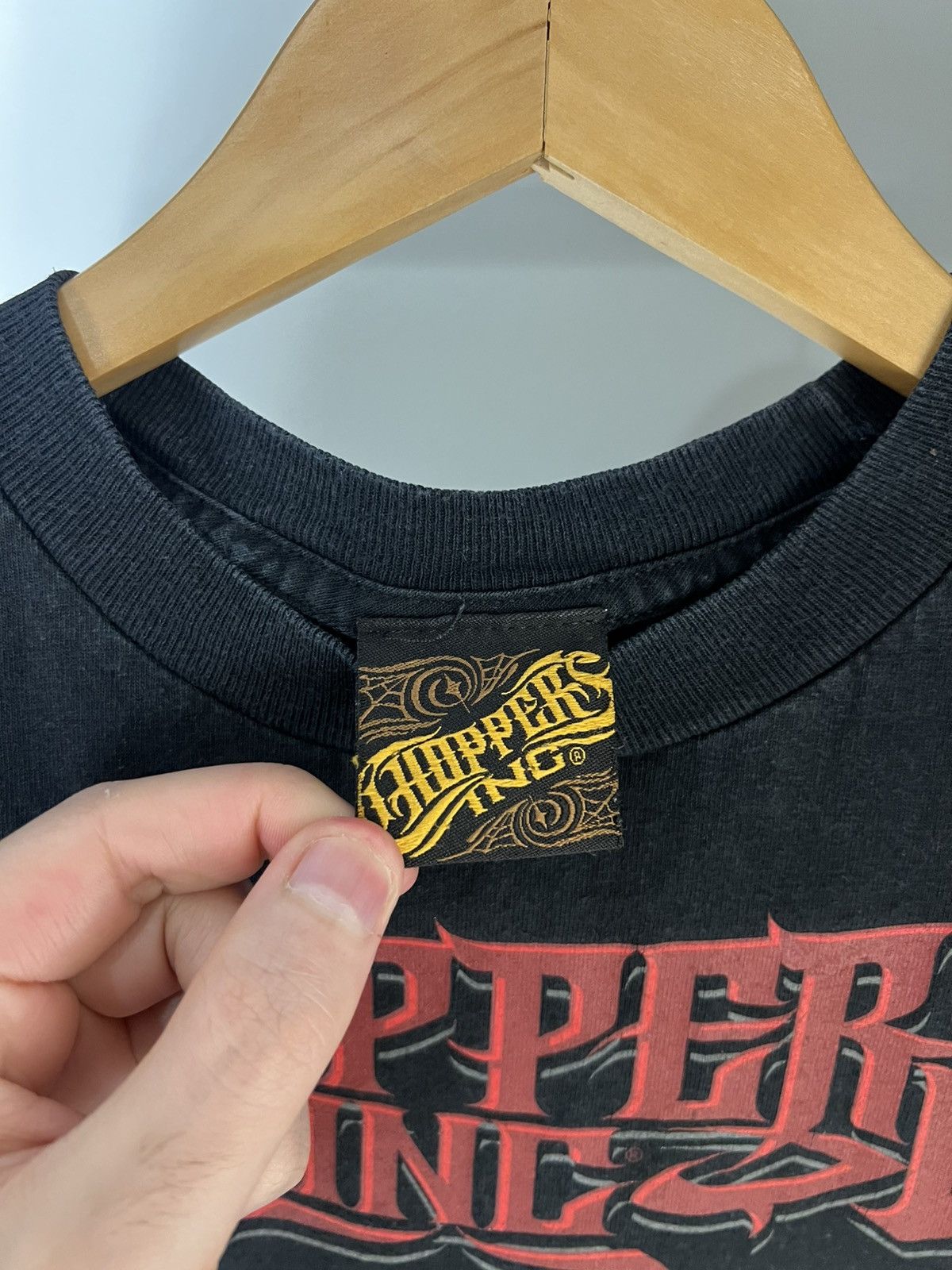 West Coast Choppers VINTAGE HARLEY DAVIDSON CHOPPERS ING MOTORCYCLE RETRO 90s Size US S / EU 44-46 / 1 - 14 Thumbnail