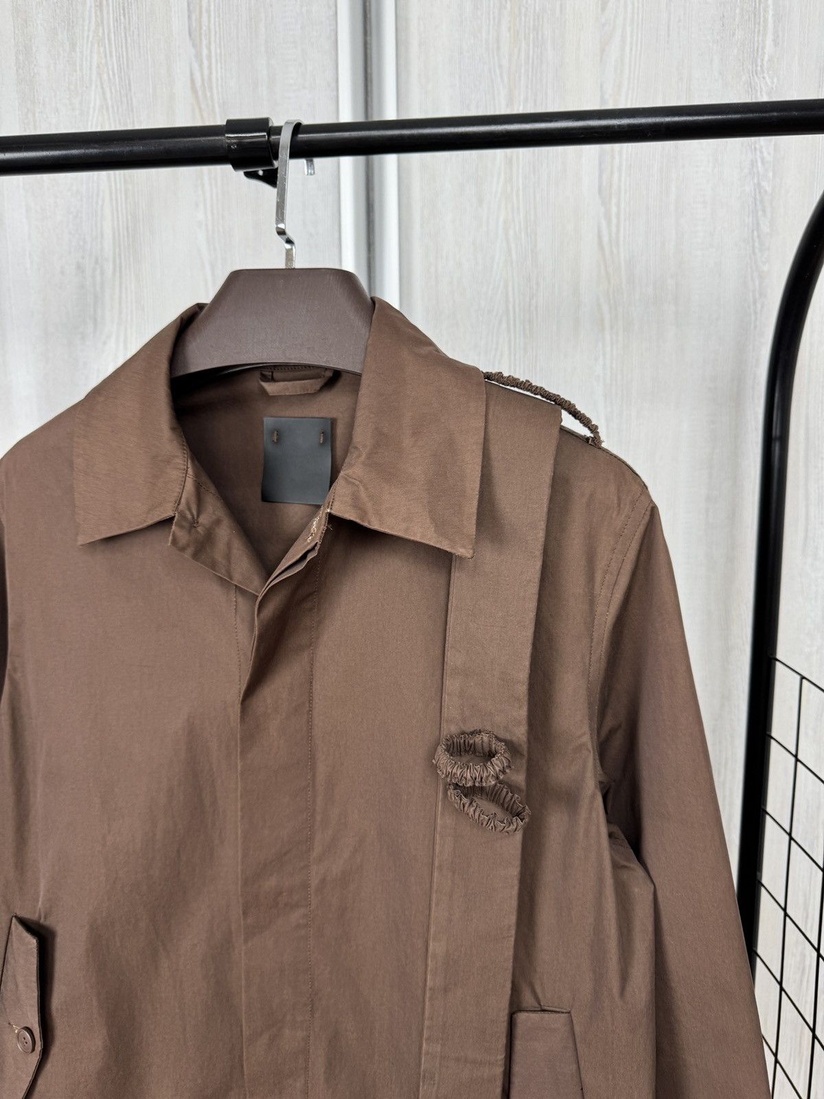 Craig Green Craig Green SS17 Asymmetrical Work Jacket Brown Size US S / EU 44-46 / 1 - 6 Thumbnail