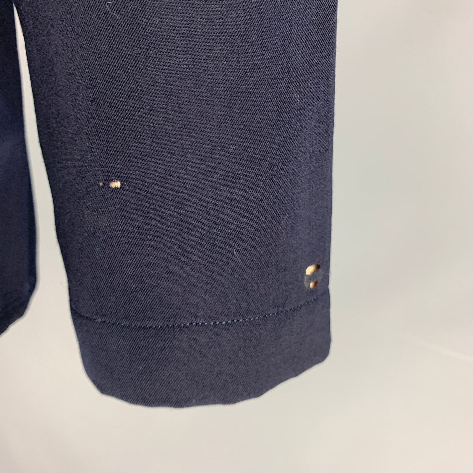 Comme des Garcons COMME des GARCONS Size S Navy Twill Buttoned Shirt Size S / US 4 / IT 40 - 5 Thumbnail