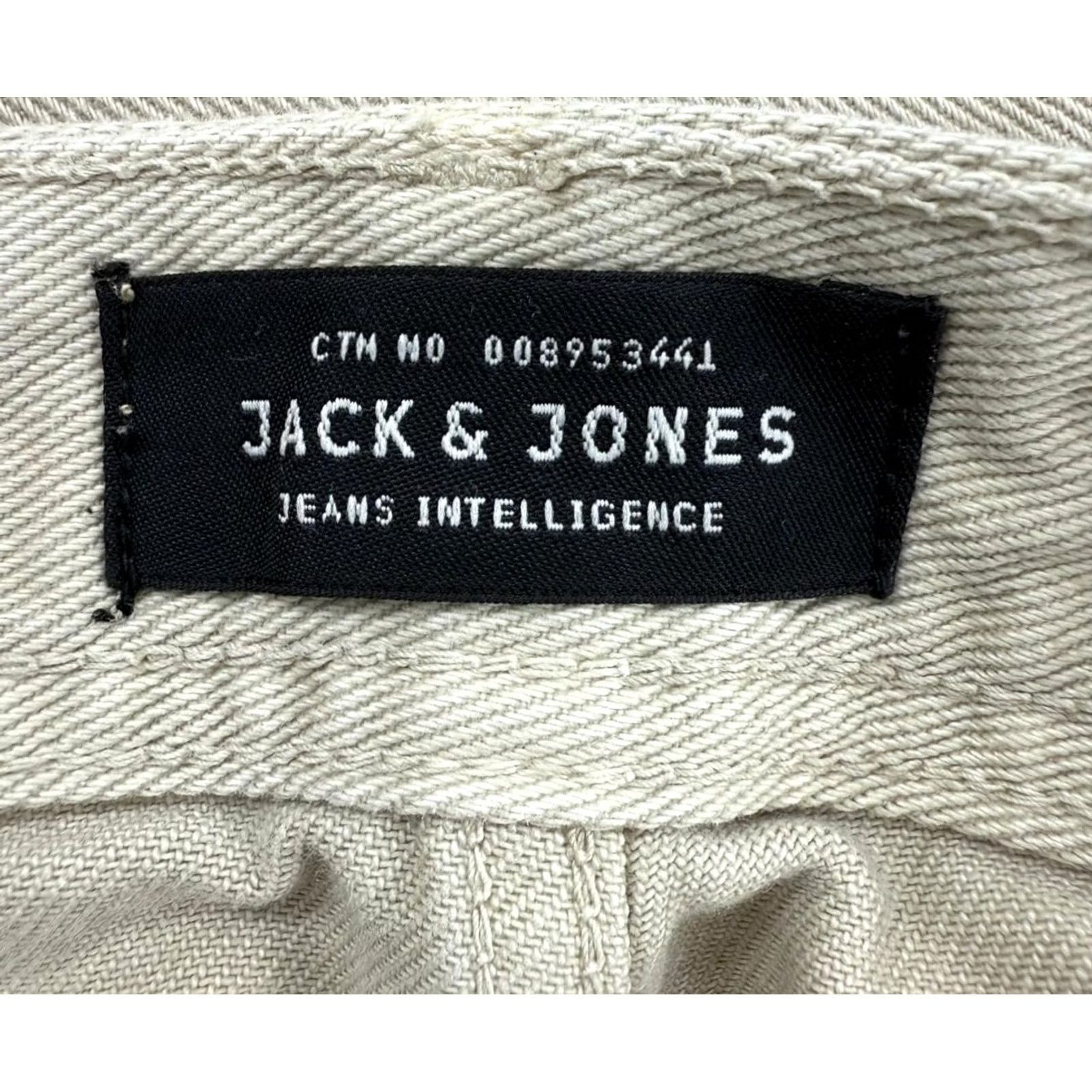 Jack & Jones Jack & Jones Men XL Gray Denim Regular Fit Shorts Five-pocket Rips And Repairs 5-Pocket Size US 36 / EU 52 - 3 Thumbnail