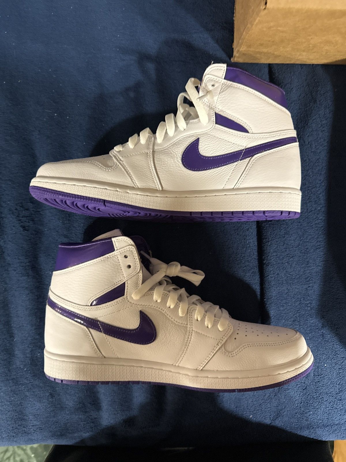 Nike Jordan 1 High og Court Purple Size US 11.5 / IT 41.5 - 1 Thumbnail
