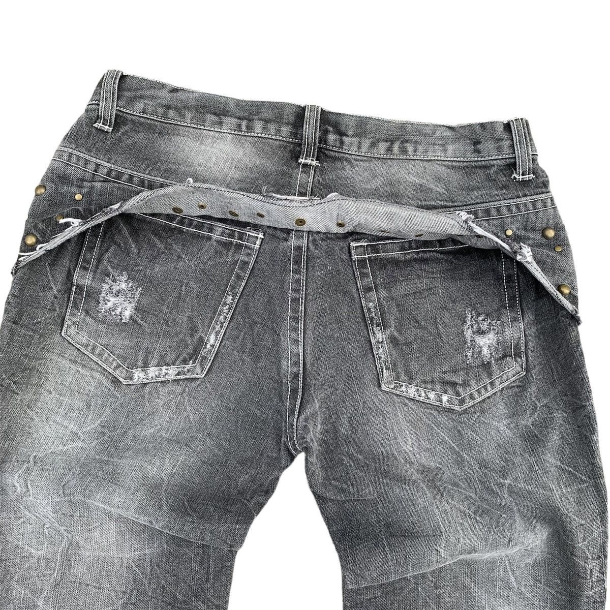 If Six Was Nine × Japanese Brand × Tornado Mart Low box flare studed pants Size US 32 / EU 48 - 11 Thumbnail