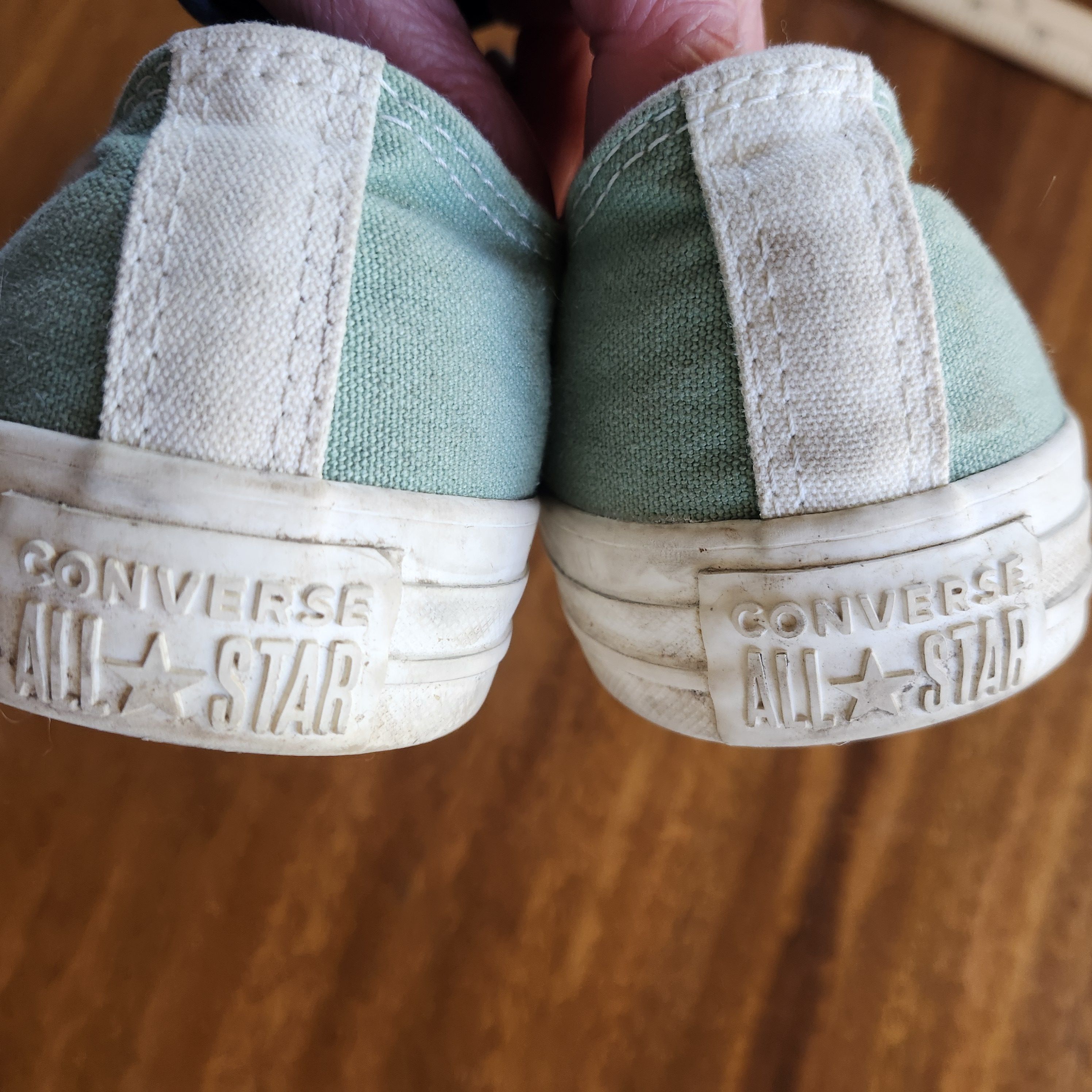 Converse Converse All Star Low Top Women's Green Canvas Sneakers 9 Size US 9 / IT 39 - 3 Thumbnail