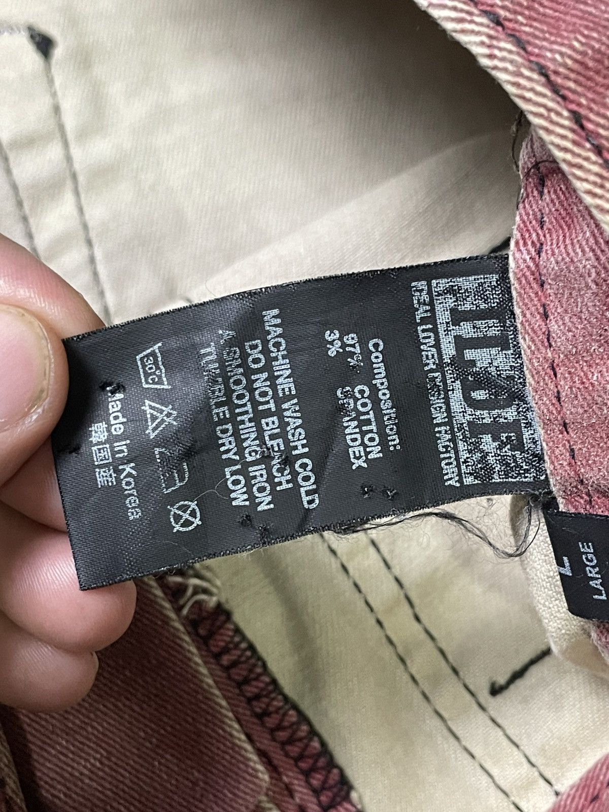 Vintage Vintage ILDF Distressed Denim Slim Jeans (92) Size US 33 - 14 Thumbnail