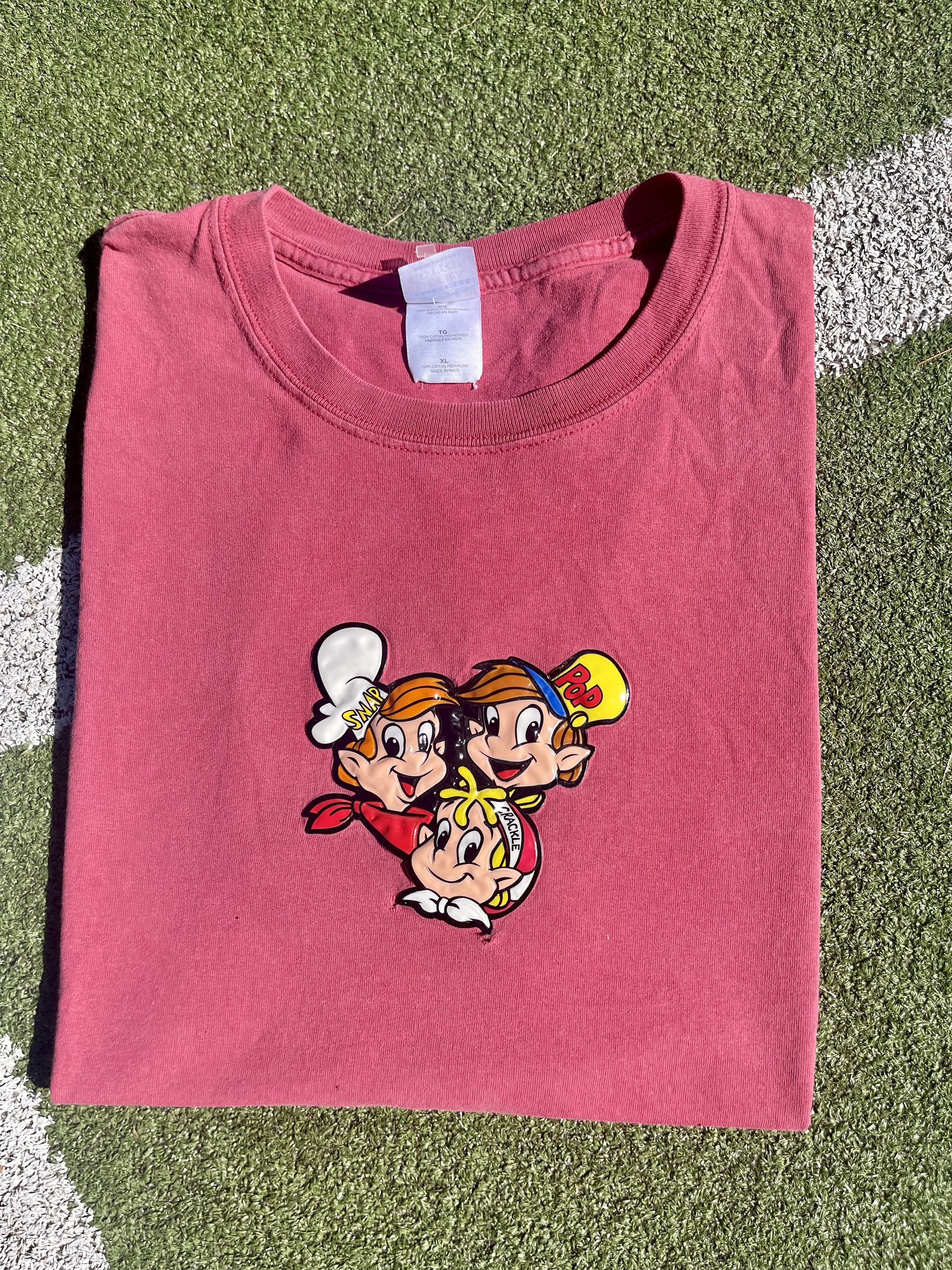 Vintage 1998 Rice Krispies Kellogg's Cereal Vintage 90's T-Shirt Size US XL / EU 56 / 4 - 2 Thumbnail