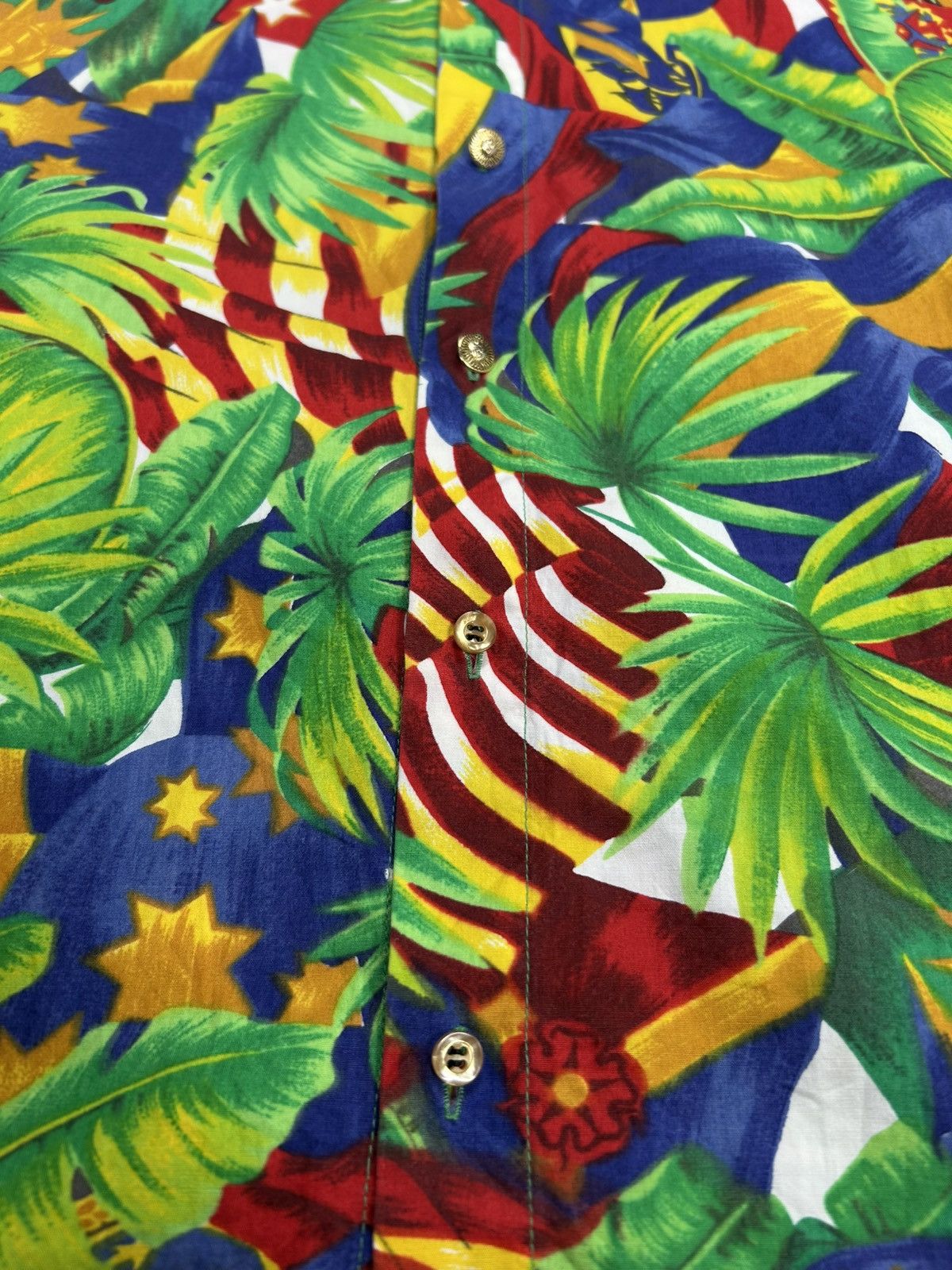 Versace Jeans Couture Vintage Versace Jeans Couture Aloha Shirt Size US L / EU 52-54 / 3 - 4 Thumbnail