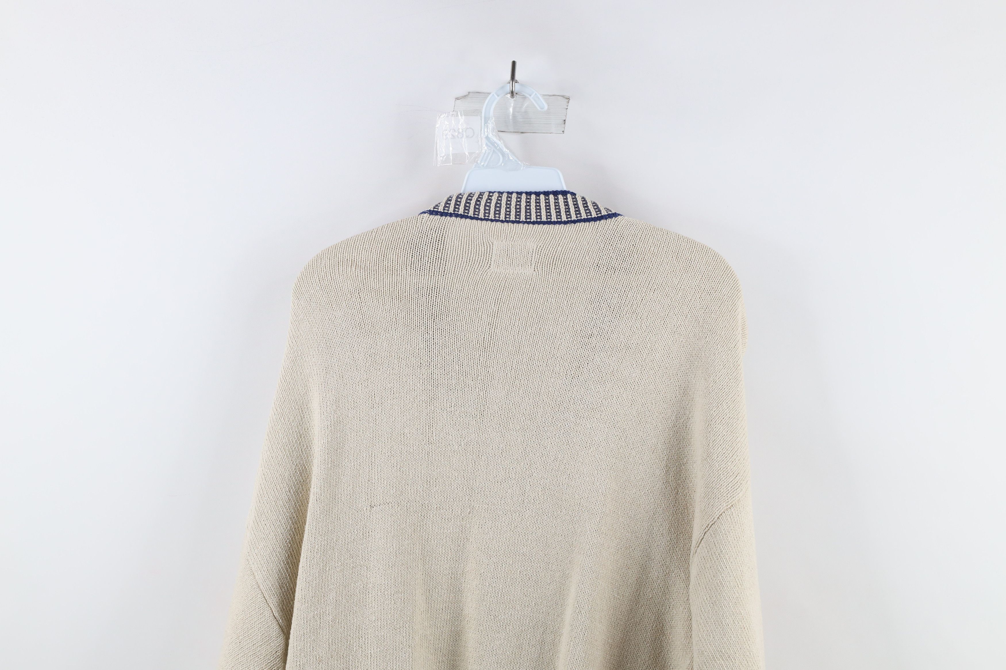C.P. Company Vintage 90s CP Company Massimo Osti Knit V-Neck Sweater Size US XL / EU 56 / 4 - 7 Thumbnail