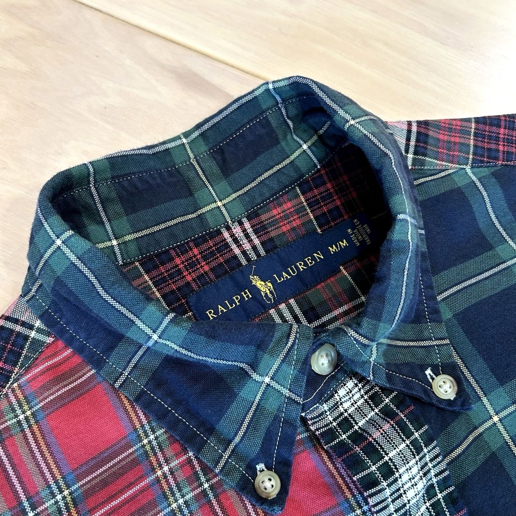Ralph Lauren Ralph Lauren Shirt Men’s Medium Multi Tartan Plaid Button Up Long Sleeve Size US M / EU 48-50 / 2 - 4 Thumbnail