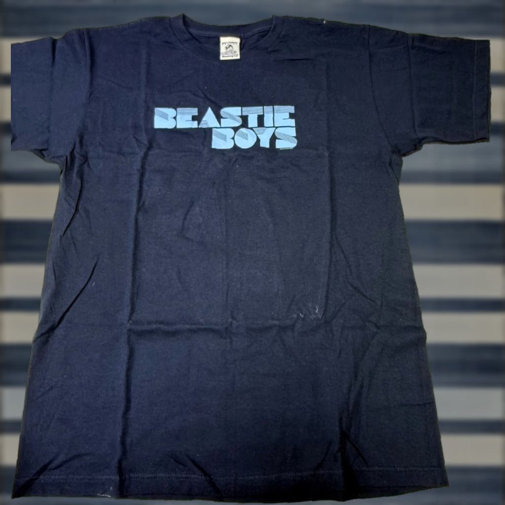 Vintage VINTAGE OFFICIAL Beastie Boys T Shirt Adult Medium Dark Blue 2000s Hip Hop Concert Retro Mens Size US M / EU 48-50 / 2 - 1 Thumbnail