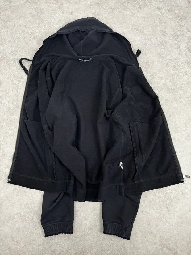 Dolce & Gabbana 2010s Dolce & Gabbana Dark Premium Zip-up Hoodie Size US L / EU 52-54 / 3 - 7 Thumbnail