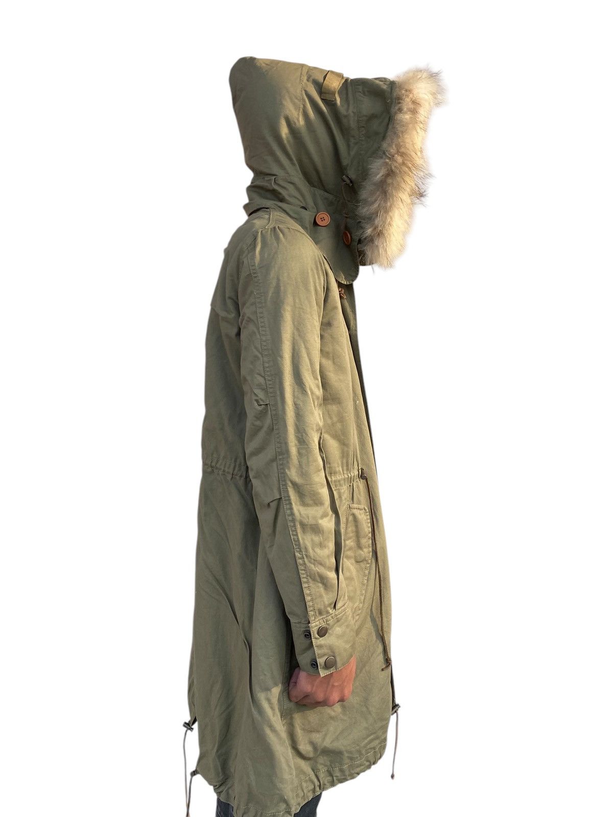 If Six Was Nine 2000s Panaji by GOA - Fur Hoodie Apocalypse Style Jacket Size US M / EU 48-50 / 2 - 4 Thumbnail