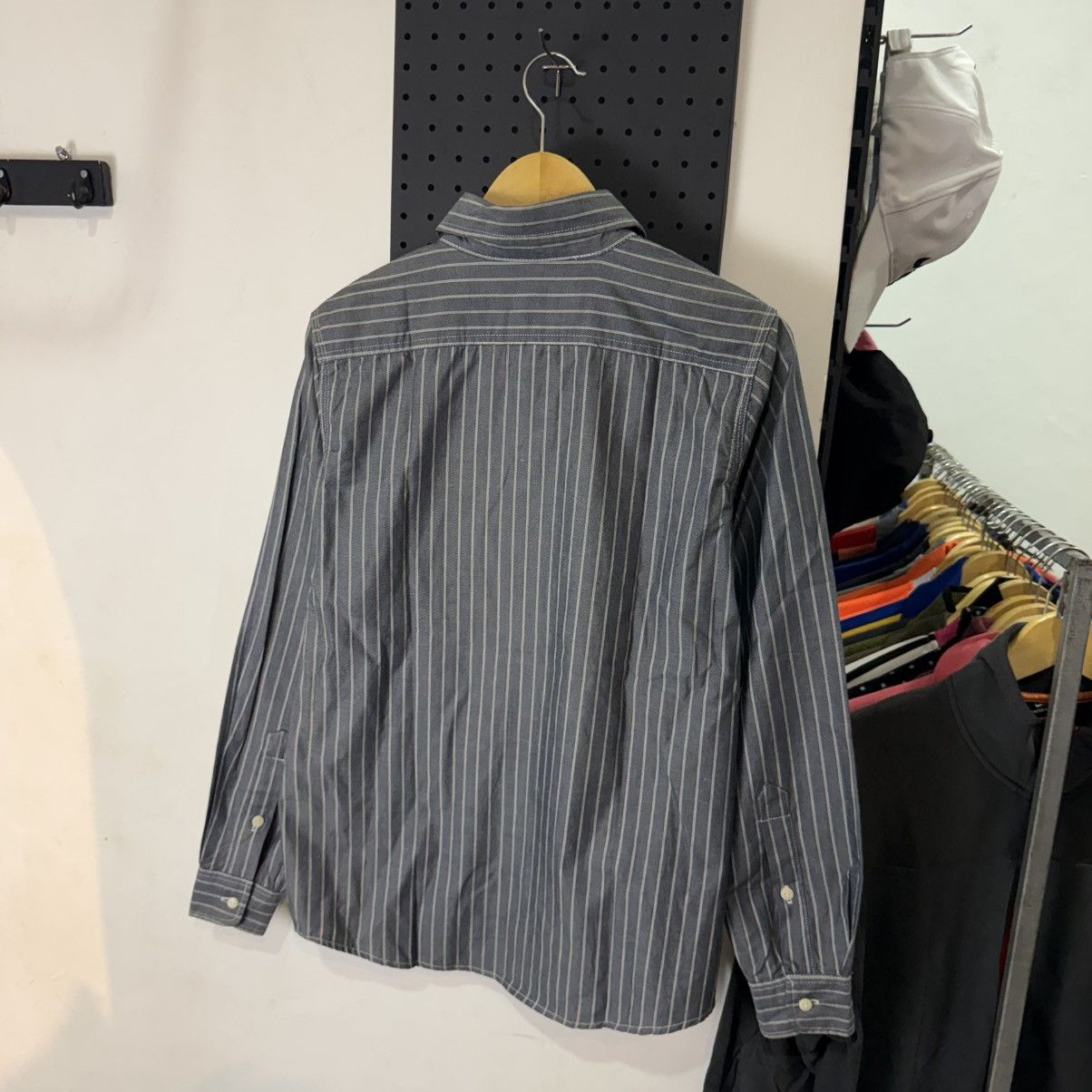 Huf HUF stripe hickory two pocket outer button up Size US M / EU 48-50 / 2 - 3 Thumbnail