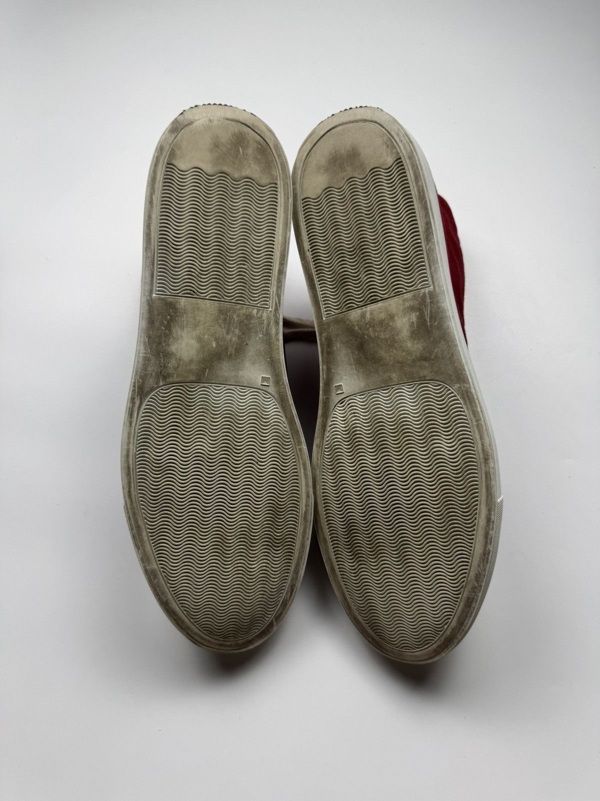 Common Projects 2015 S/S Common Projects High Top Red Suede Sneakers Size US 10 / EU 43 - 7 Thumbnail