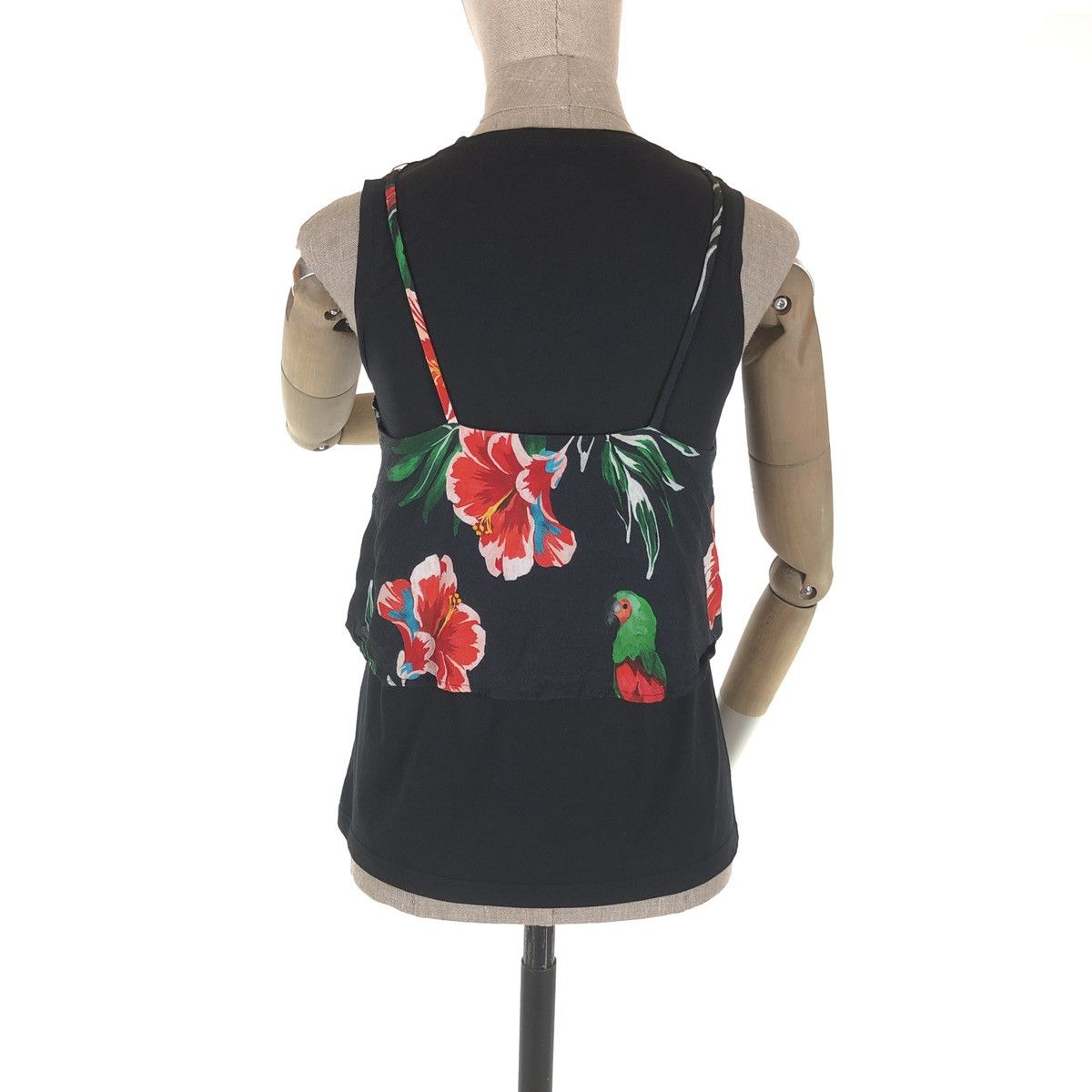 Iris von Arnim × Margaret Howell CLAUDIE PIERLOT Paris Tikisha Floral Print Sleeveless Top T-Shirt Blouse Size S / US 4 / IT 40 - 4 Thumbnail