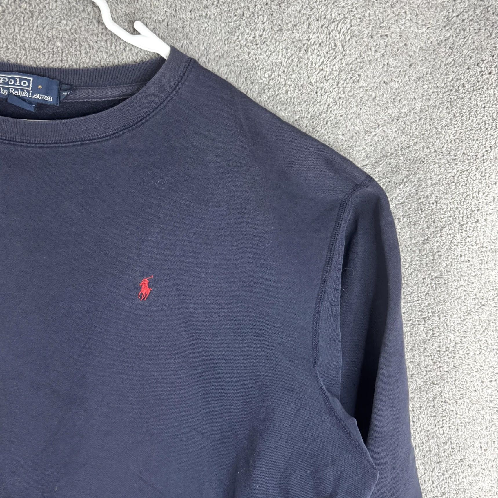 Polo Ralph Lauren Polo Ralph Lauren Sweatshirt Mens XL Blue Crewneck Fleece Pullover Pony Logo Hoodie Size US XL / EU 56 / 4 - 4 Thumbnail