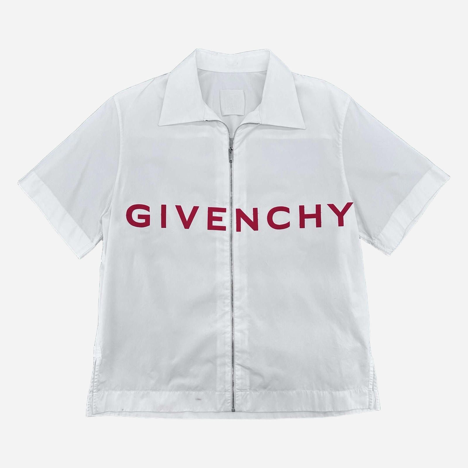 Givenchy Givenchy White Zip Shirt Size 40 M USED Size US M / EU 48-50 / 2 - 1 Thumbnail